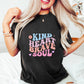 Kind Heart Brave Soul - Kids Unisex Crewneck T-Shirt Sweatshirt Hoodie