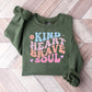 Kind Heart Brave Soul - Kids Unisex Crewneck T-Shirt Sweatshirt Hoodie