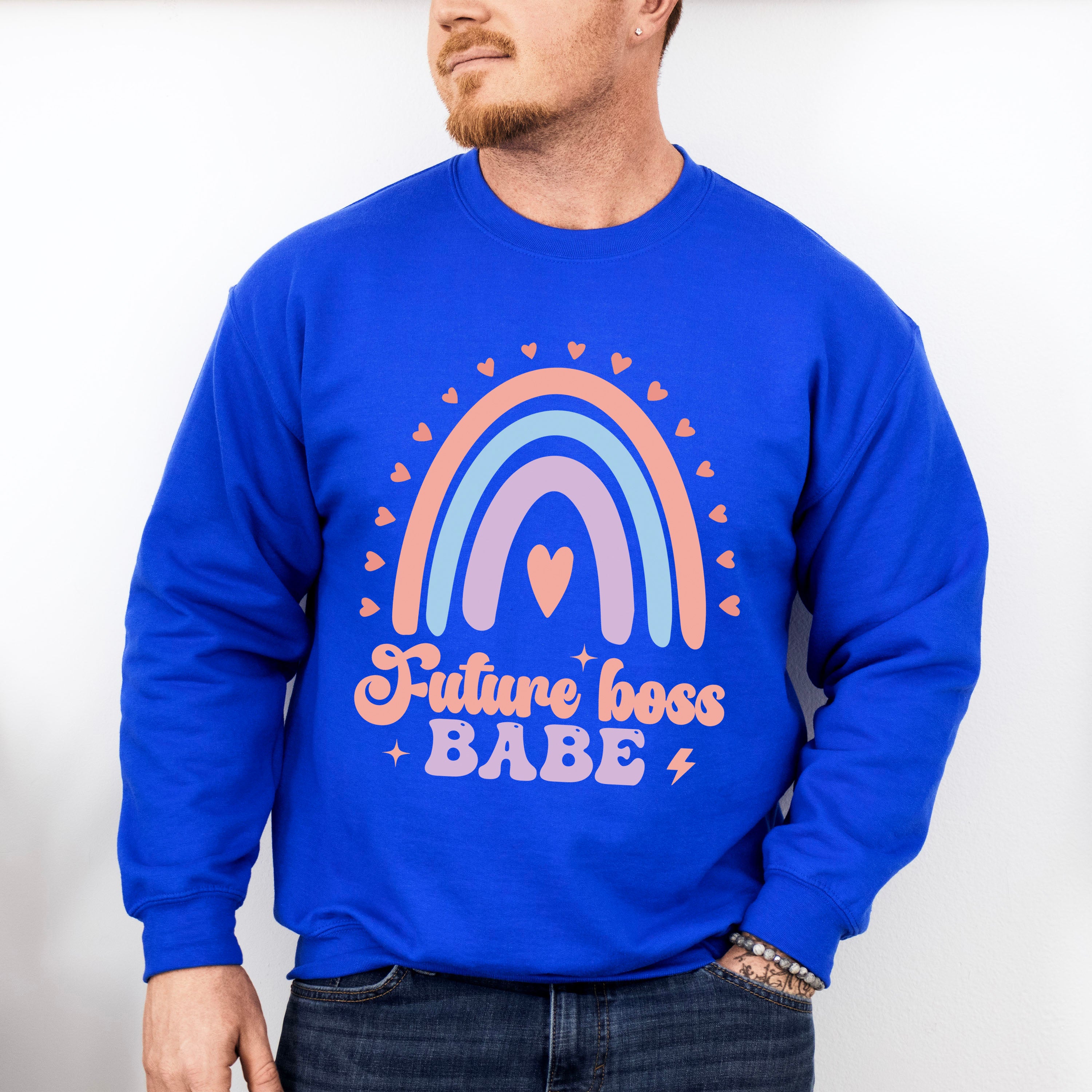 Future Boss Babe - Kids Unisex Crewneck T-Shirt Sweatshirt Hoodie
