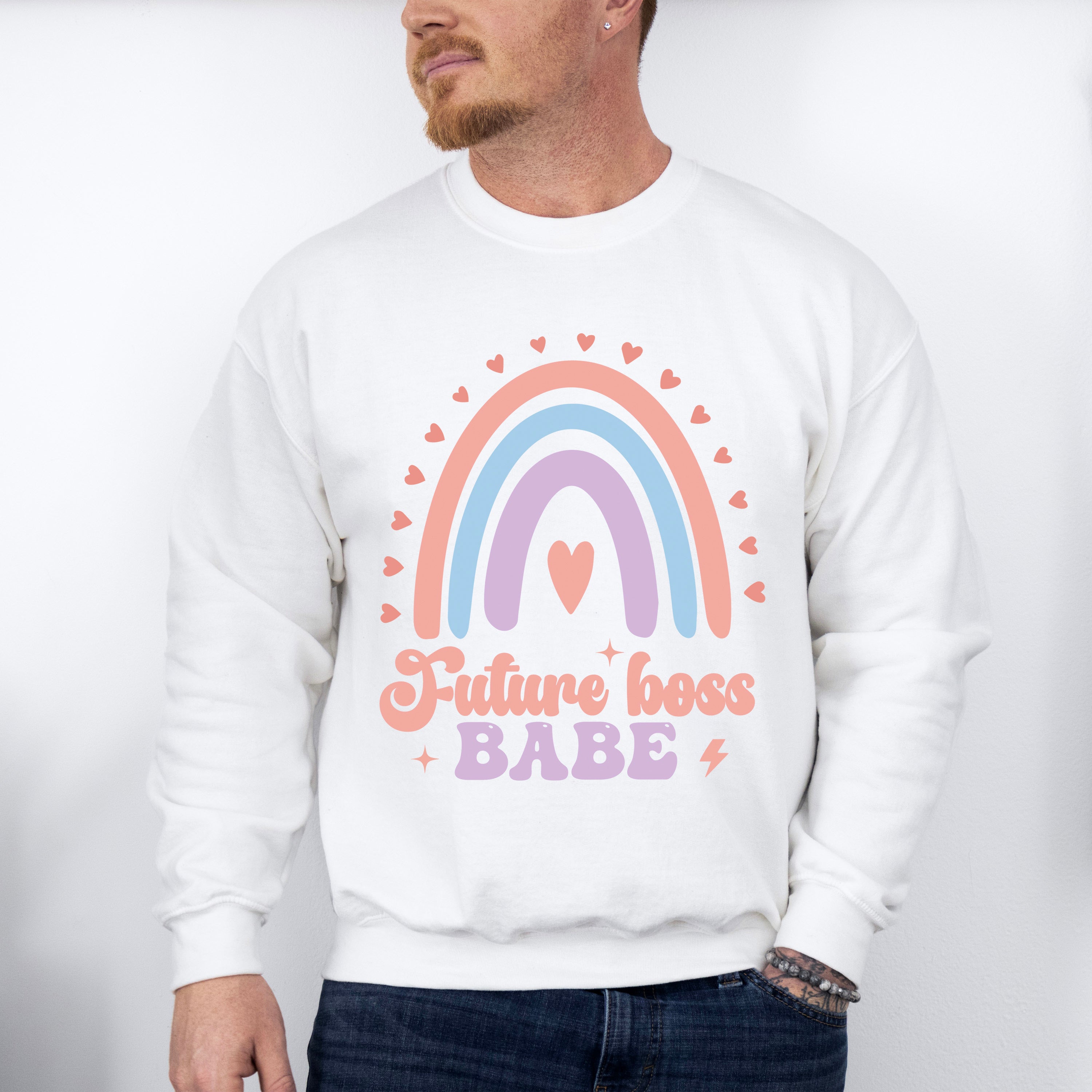 Future Boss Babe - Kids Unisex Crewneck T-Shirt Sweatshirt Hoodie