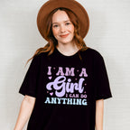 Girls Can Do Anything - Kids Unisex Crewneck T-Shirt Sweatshirt Hoodie