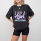 Girls Can Do Anything - Kids Unisex Crewneck T-Shirt Sweatshirt Hoodie