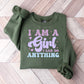 Girls Can Do Anything - Kids Unisex Crewneck T-Shirt Sweatshirt Hoodie