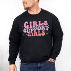 Girls Support Girls - Kids Unisex Crewneck T-Shirt Sweatshirt Hoodie