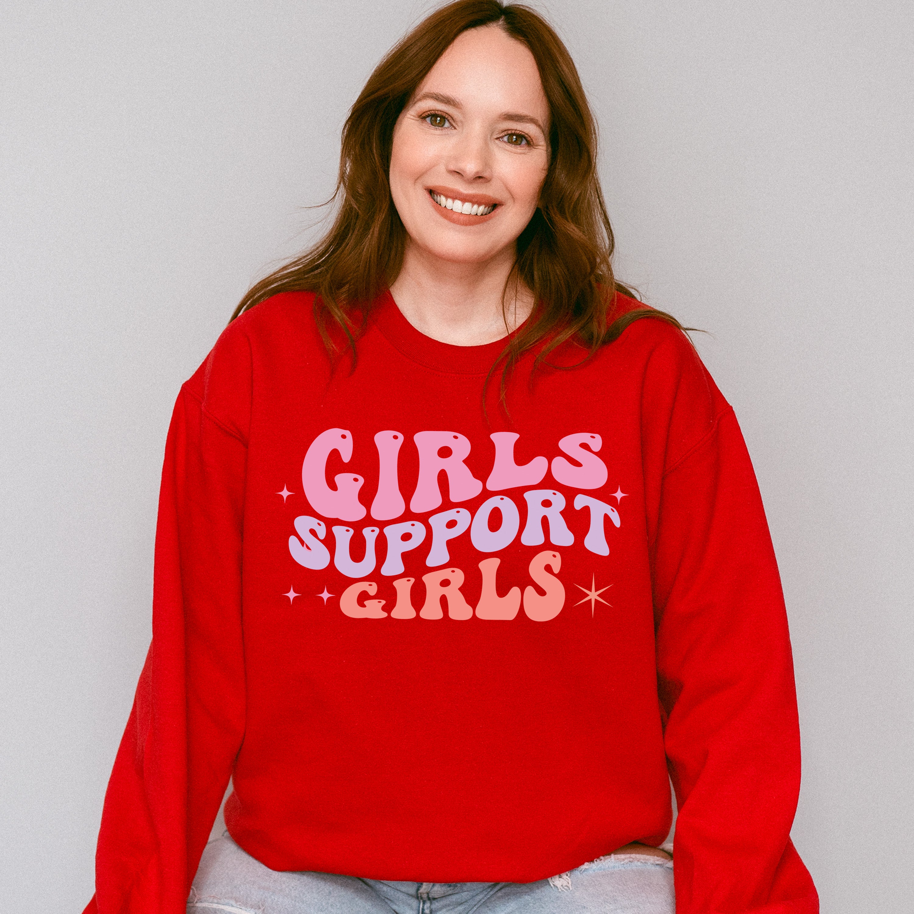 Girls Support Girls - Kids Unisex Crewneck T-Shirt Sweatshirt Hoodie