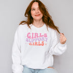 Girls Support Girls - Kids Unisex Crewneck T-Shirt Sweatshirt Hoodie