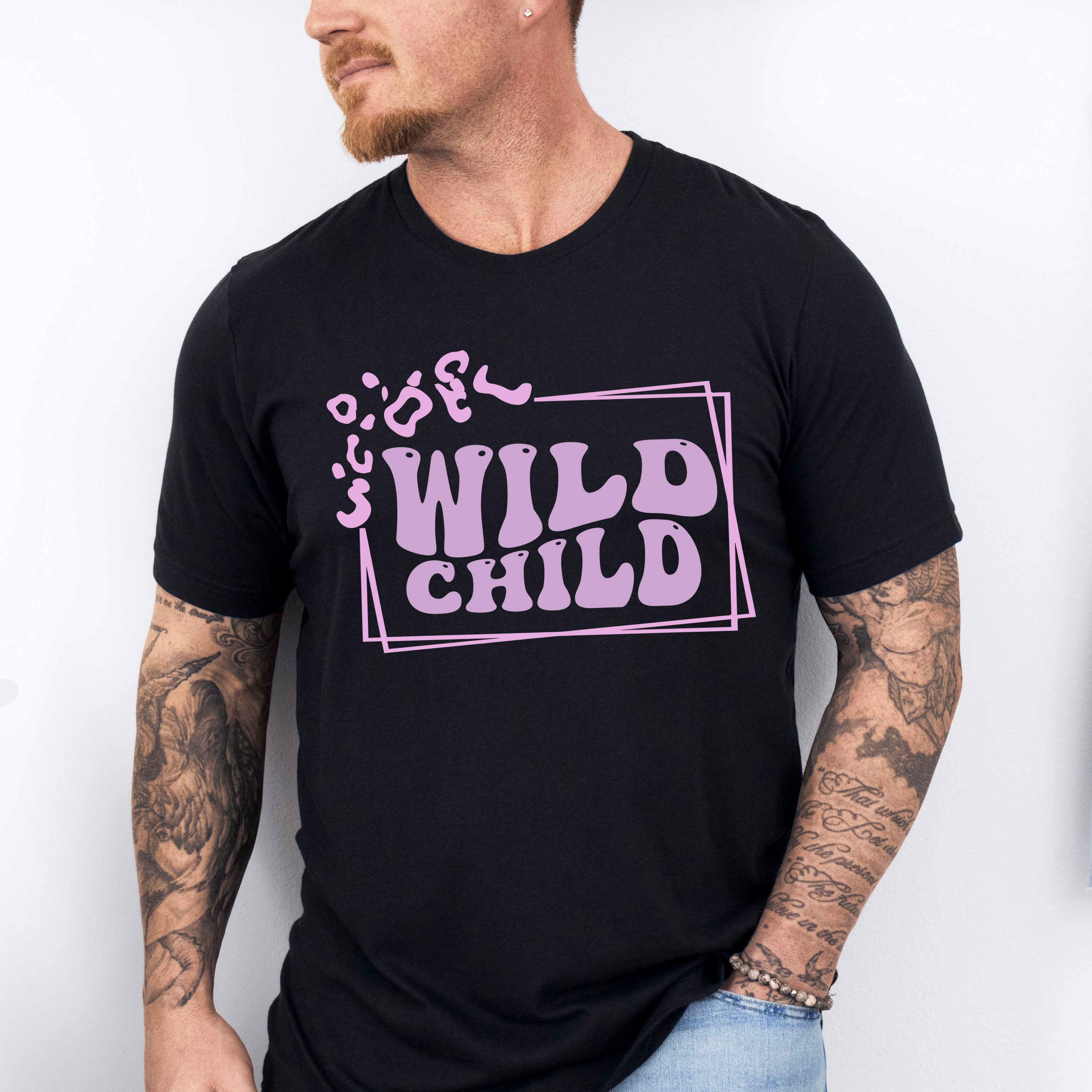 Wild Child - Kids Unisex Crewneck T-Shirt Sweatshirt Hoodie