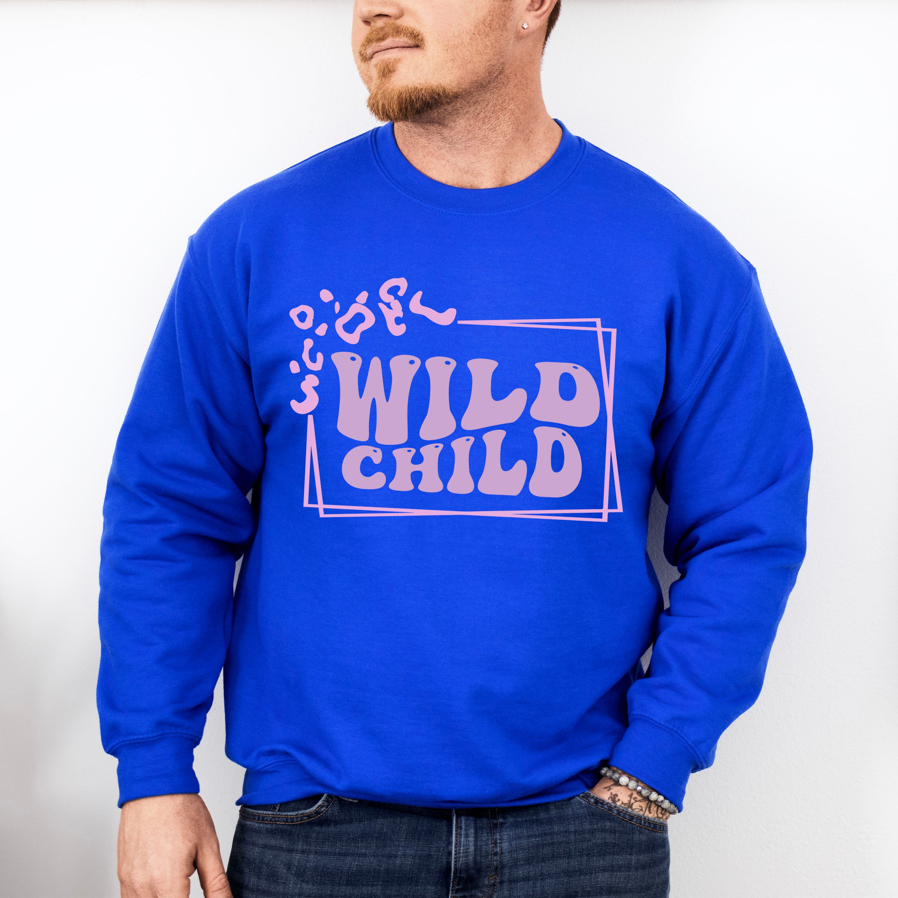Wild Child - Kids Unisex Crewneck T-Shirt Sweatshirt Hoodie