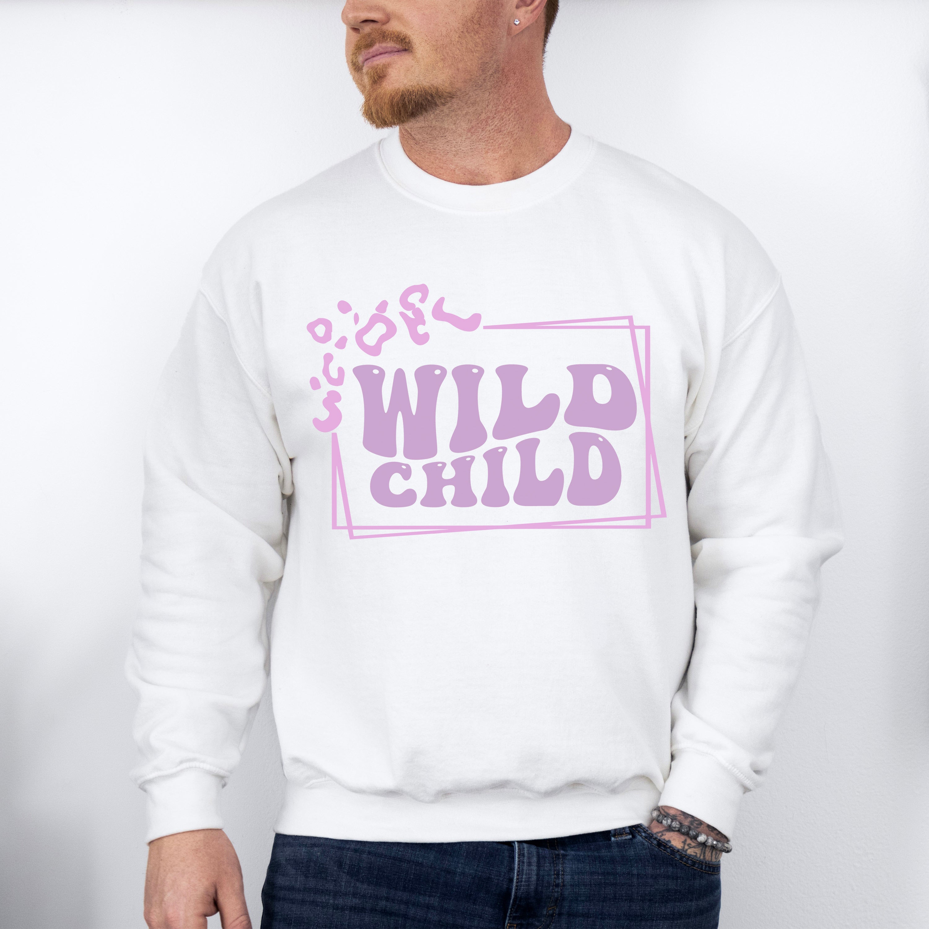 Wild Child - Kids Unisex Crewneck T-Shirt Sweatshirt Hoodie