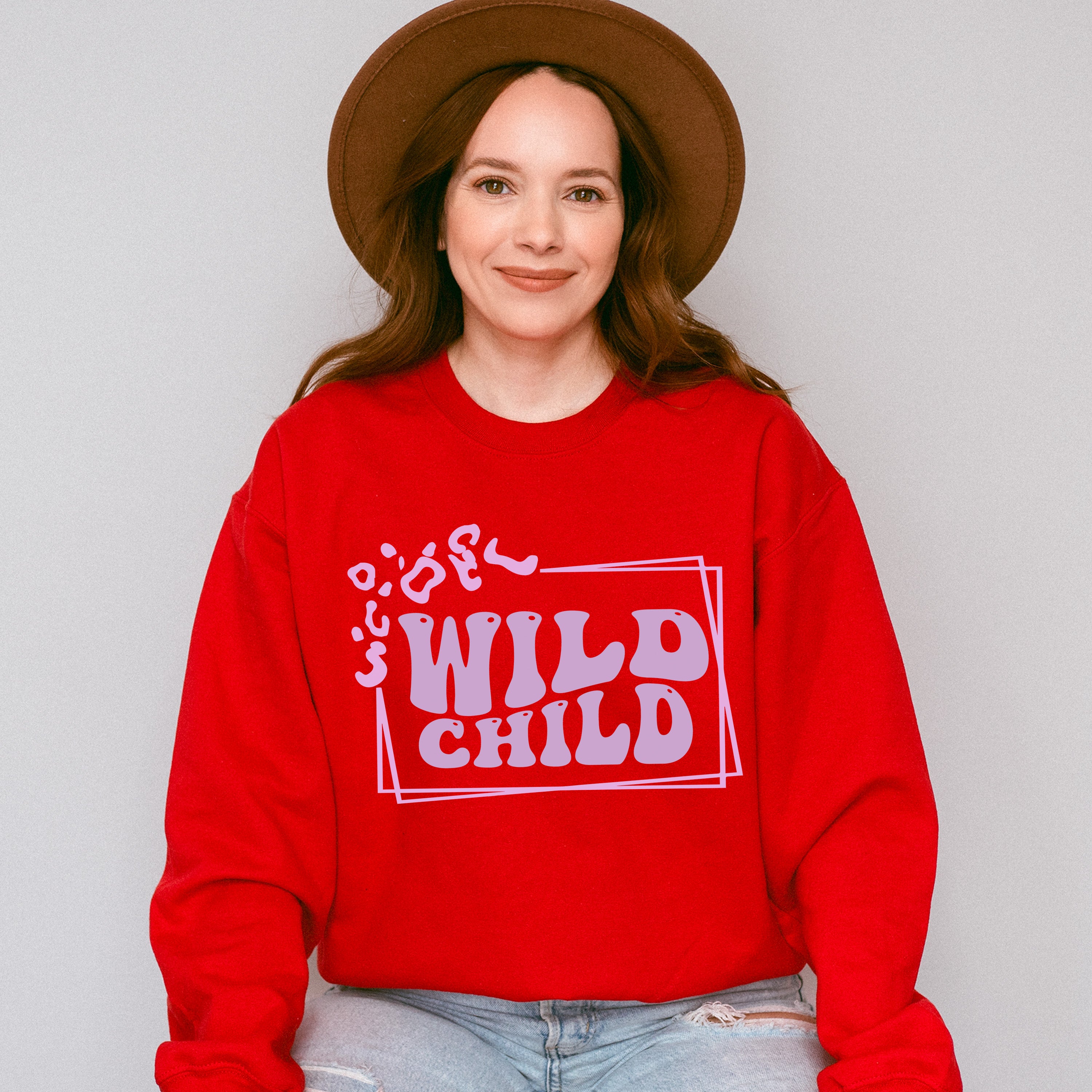 Wild Child - Kids Unisex Crewneck T-Shirt Sweatshirt Hoodie