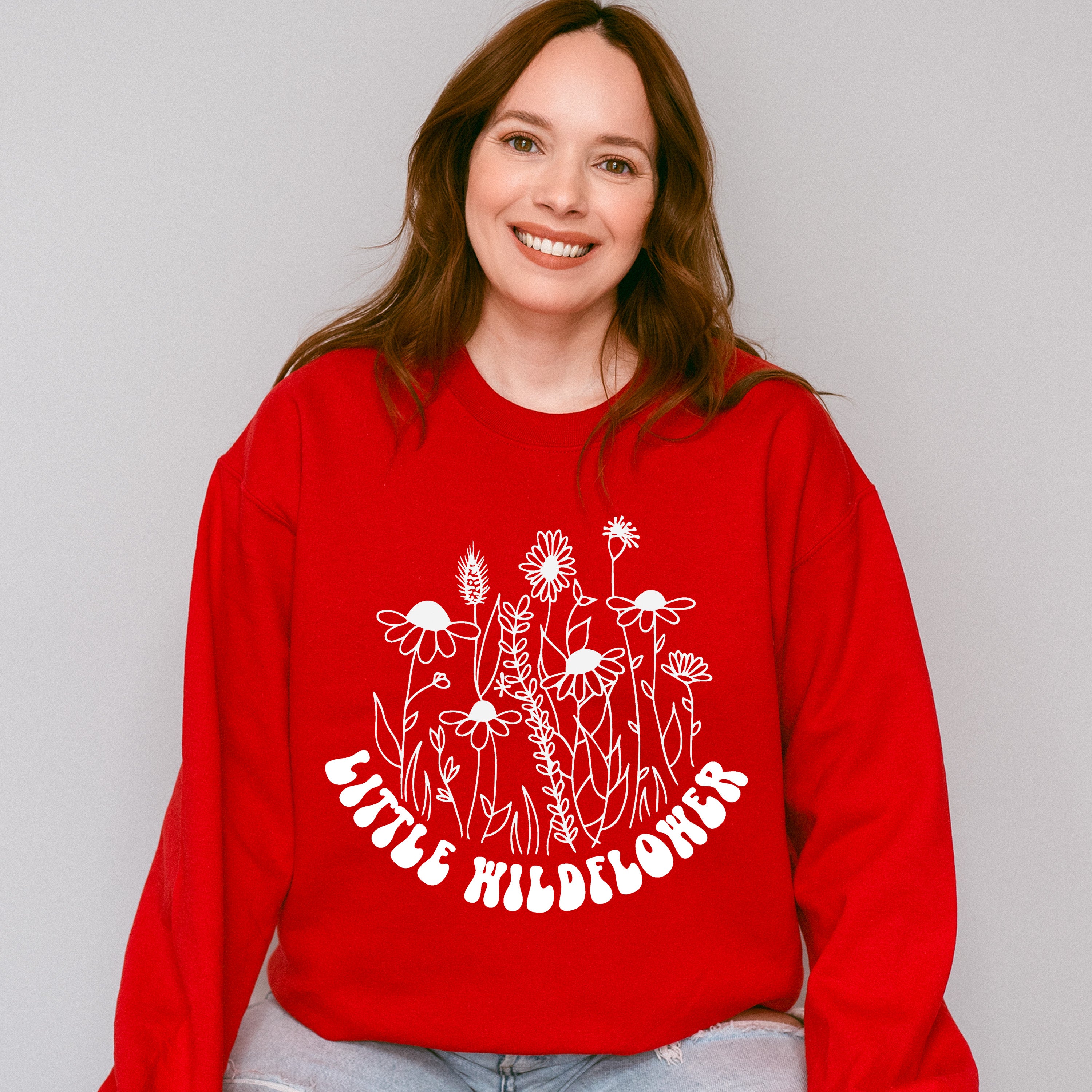 Little Wildflower - Kids Unisex Crewneck T-Shirt Sweatshirt Hoodie