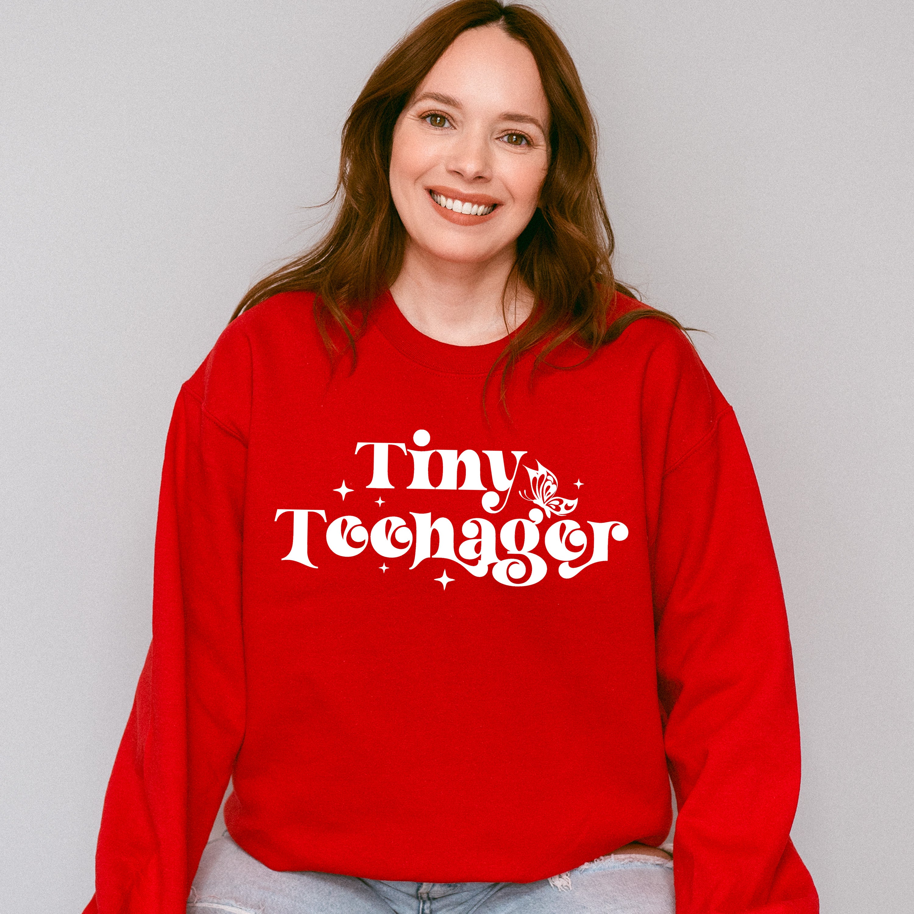 Tiny Teenager - Kids Unisex Crewneck T-Shirt Sweatshirt Hoodie