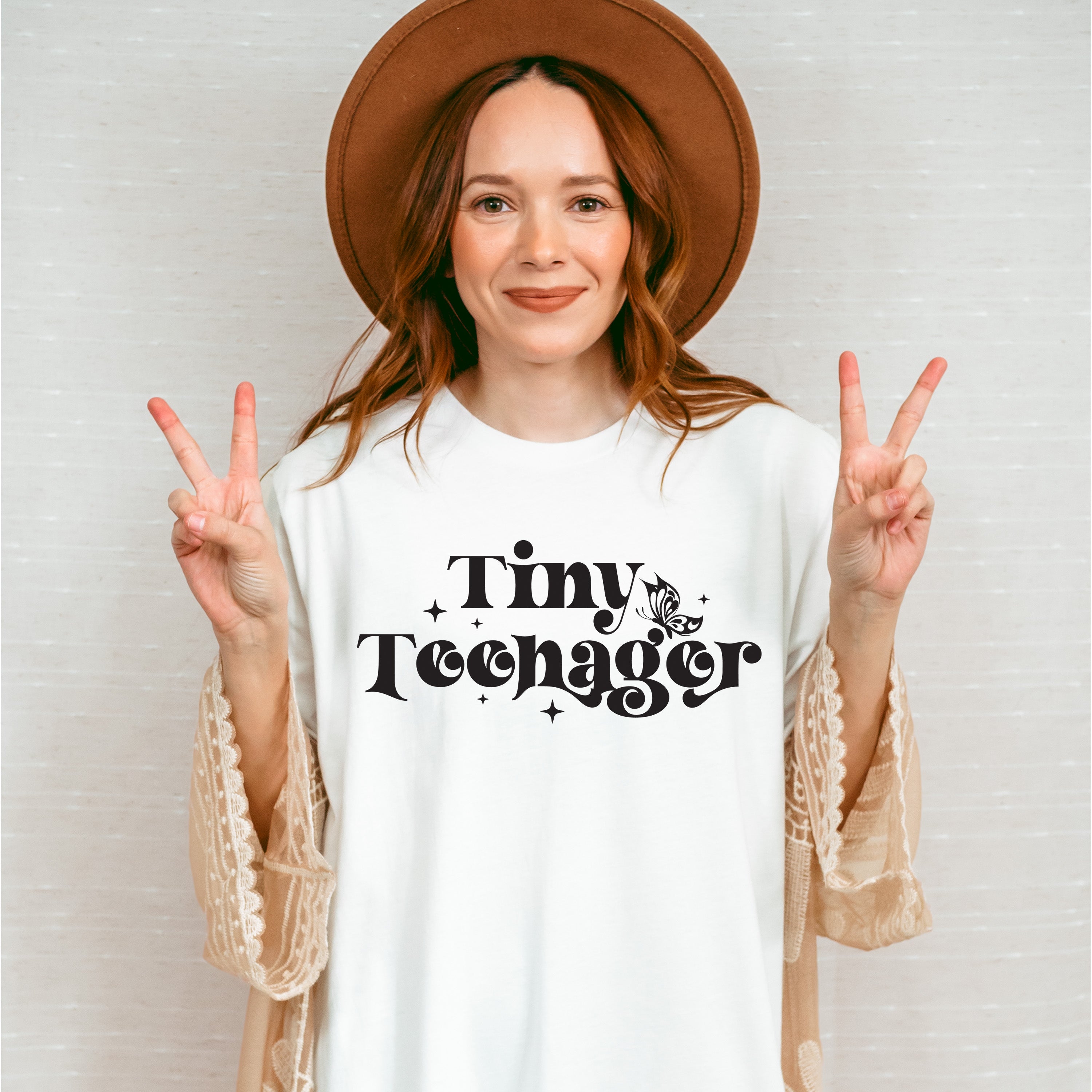 Tiny Teenager - Kids Unisex Crewneck T-Shirt Sweatshirt Hoodie