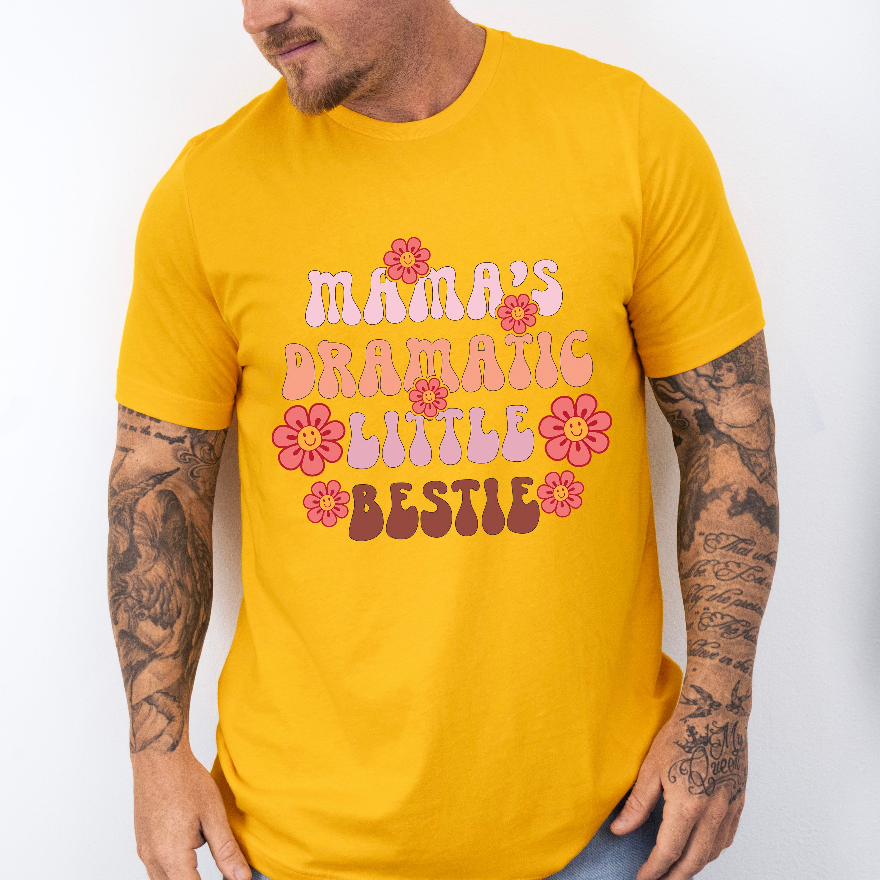 Mama's Dramatic Little Bestie - Kids Unisex Crewneck T-Shirt Sweatshirt Hoodie