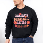 Mama's Dramatic Little Bestie - Kids Unisex Crewneck T-Shirt Sweatshirt Hoodie
