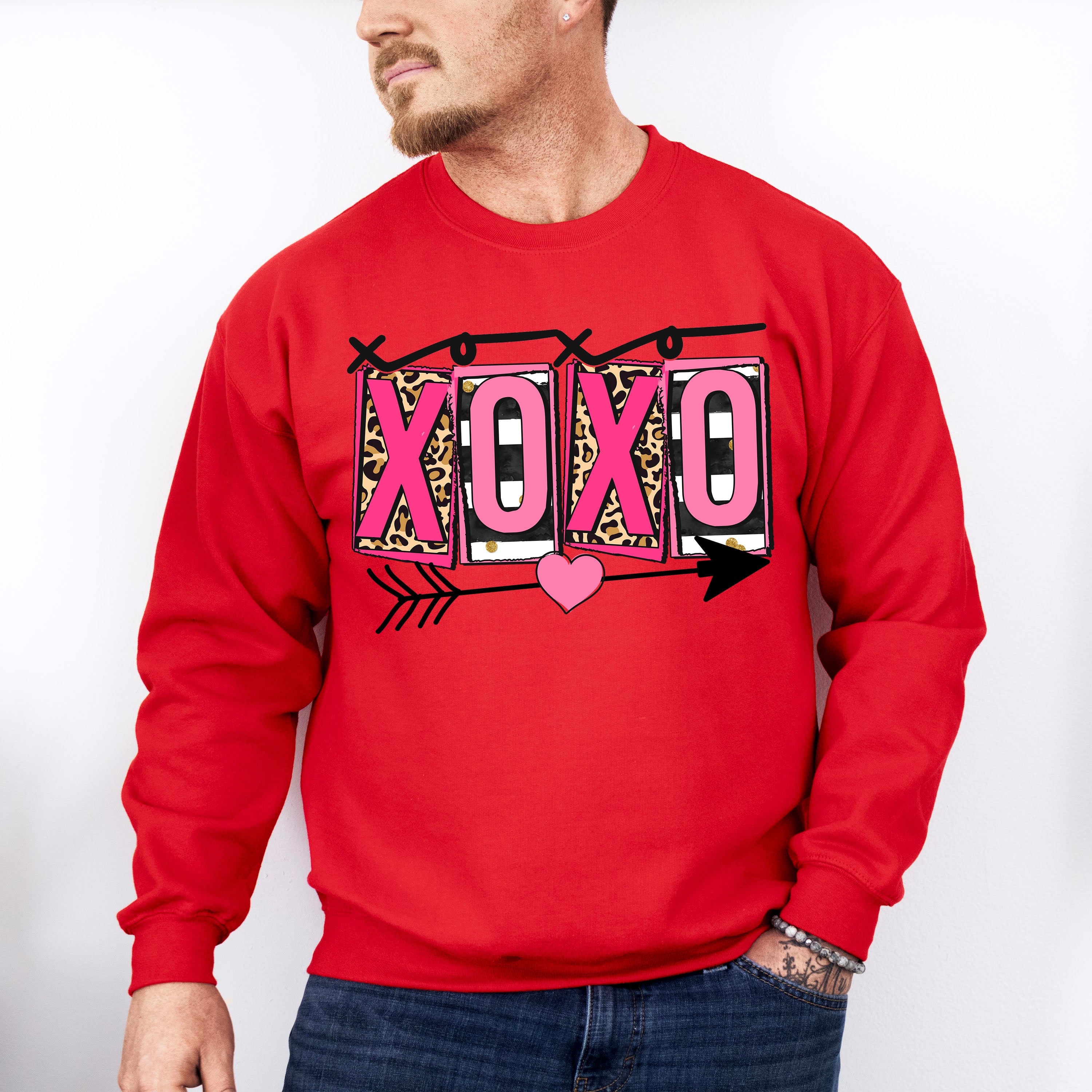 XOXO Cuties Valentines Design - Valentines Theme Unisex Crewneck T-Shirt Sweatshirt Hoodie