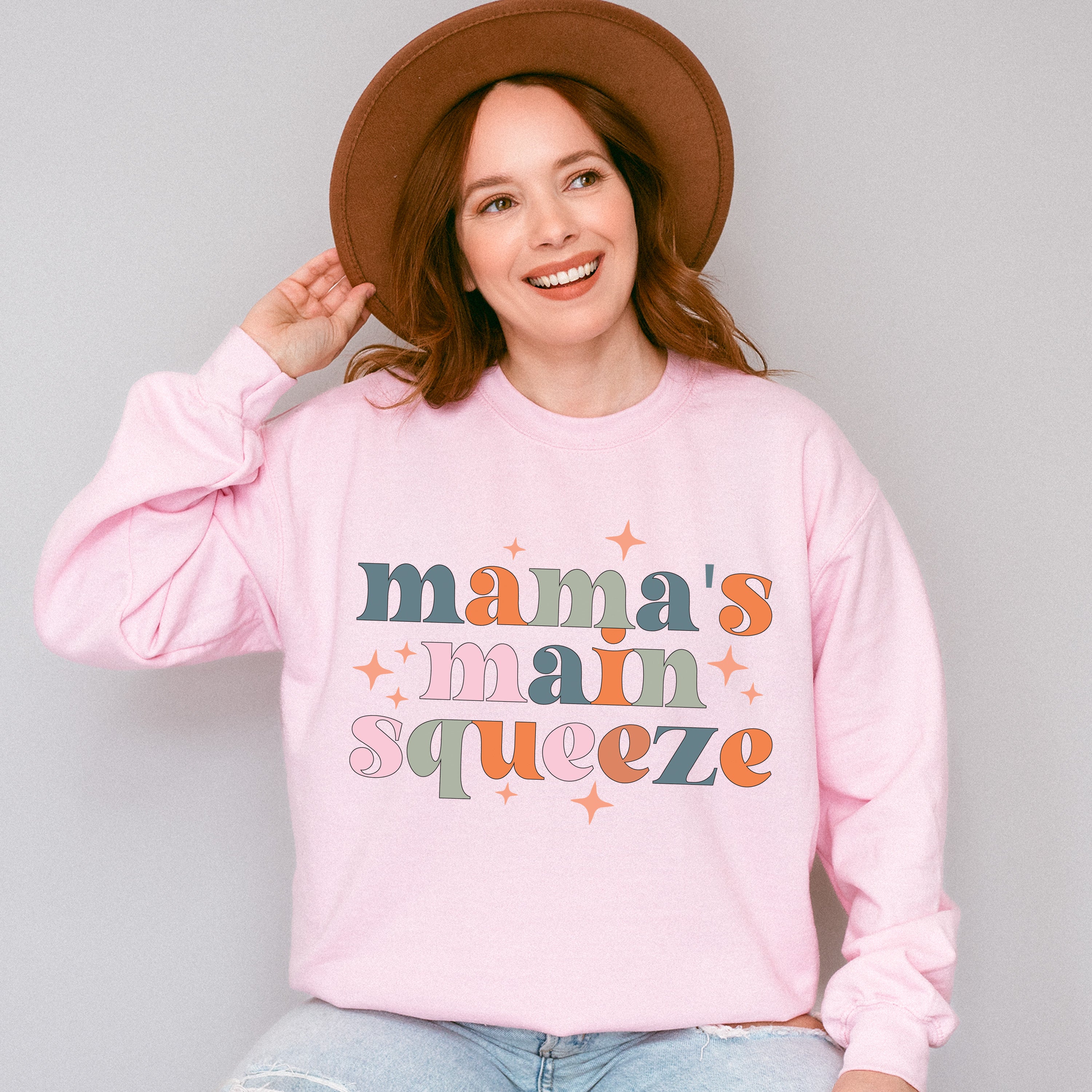 Mama's Main Squeeze - Kids Unisex Crewneck T-Shirt Sweatshirt Hoodie