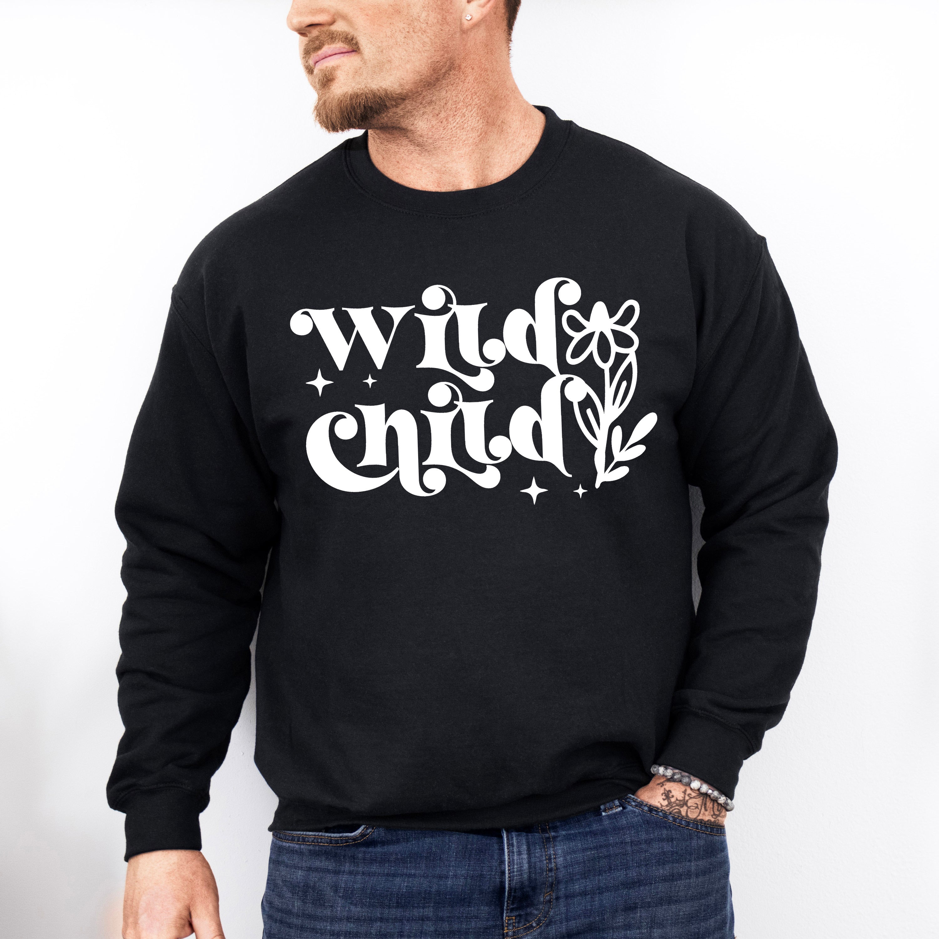 Wild Child Design - Kids Unisex Crewneck T-Shirt Sweatshirt Hoodie