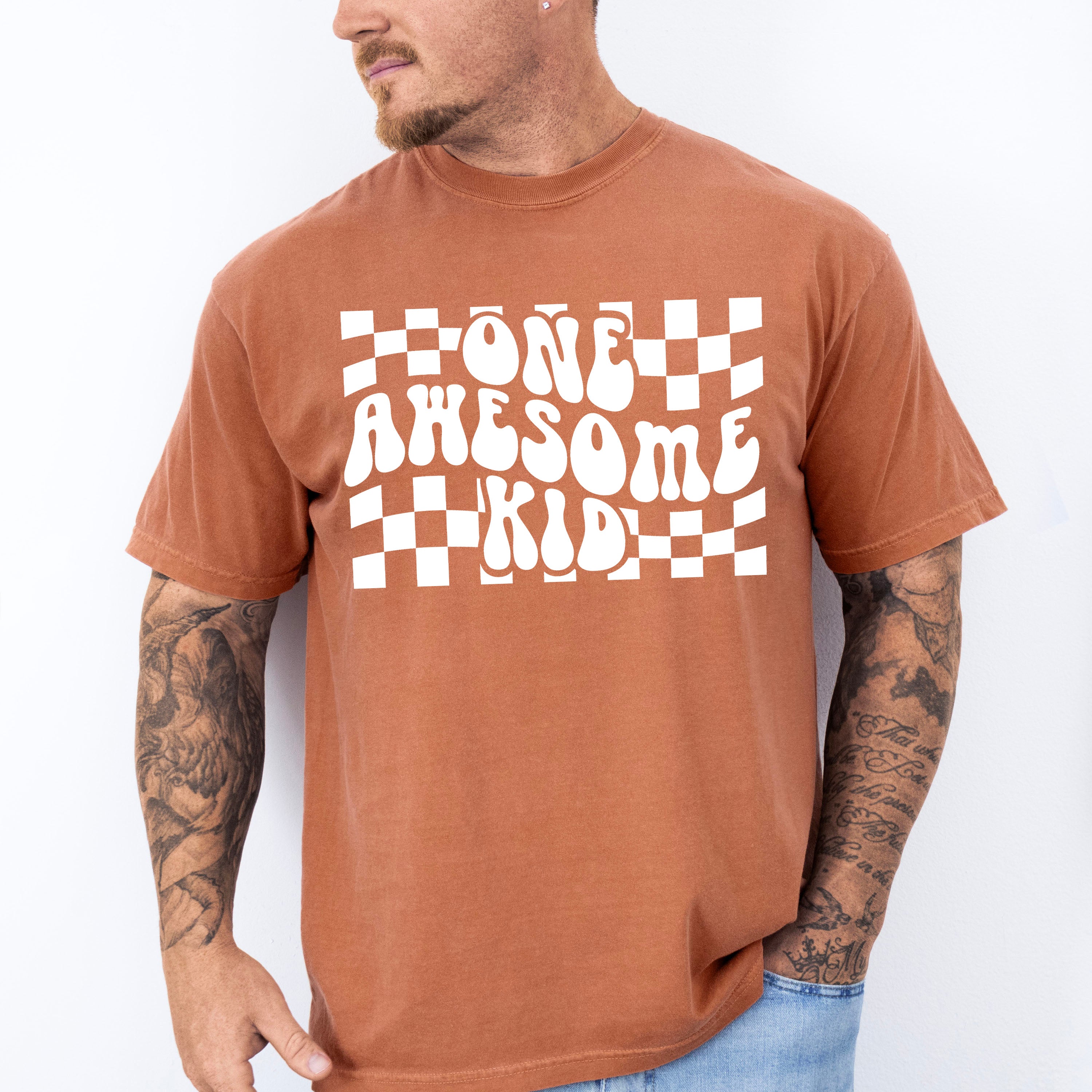One Awesome Kid - Kids Unisex Crewneck T-Shirt Sweatshirt Hoodie