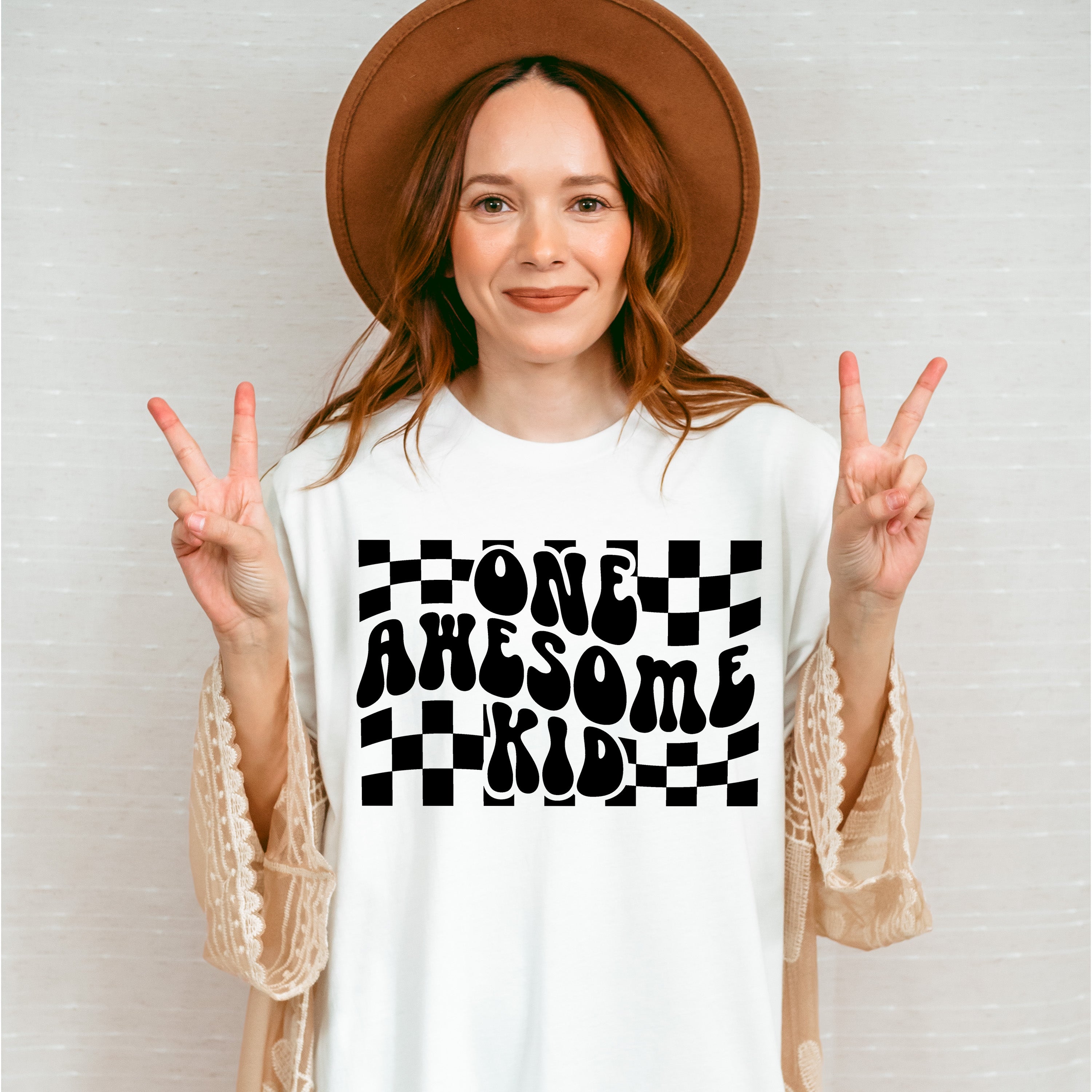 One Awesome Kid - Kids Unisex Crewneck T-Shirt Sweatshirt Hoodie