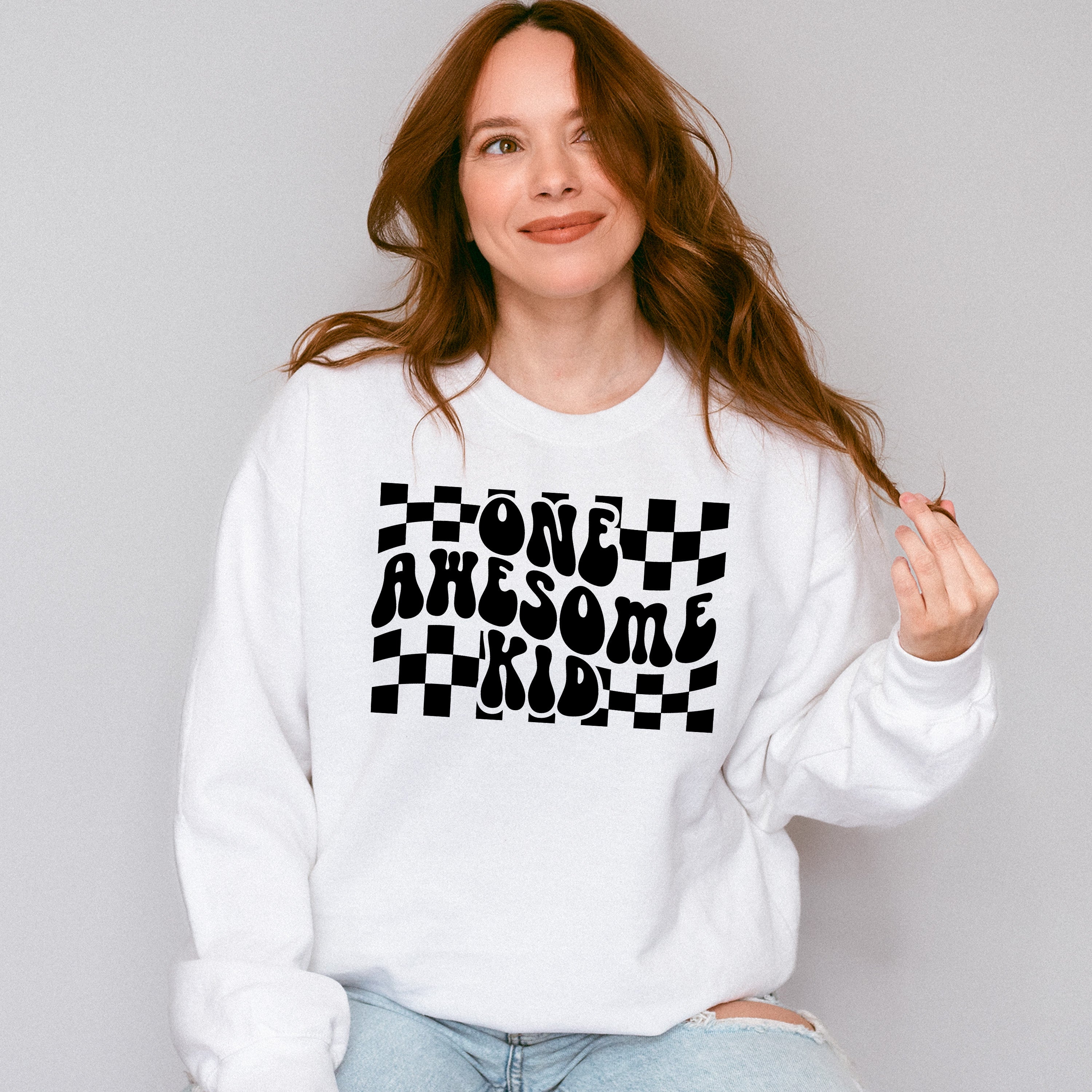 One Awesome Kid - Kids Unisex Crewneck T-Shirt Sweatshirt Hoodie