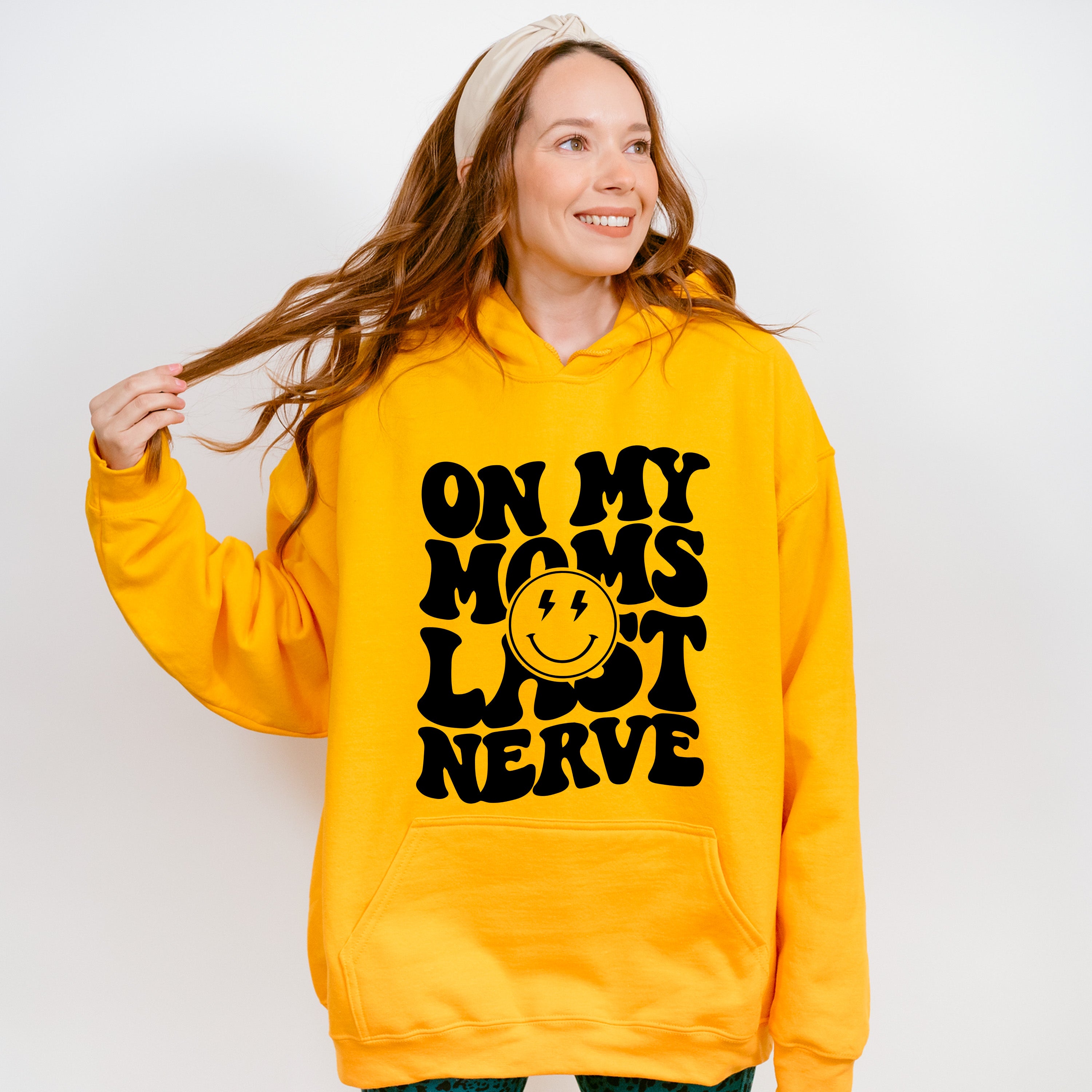 On My Moms Last Nerve - Kids Unisex Crewneck T-Shirt Sweatshirt Hoodie
