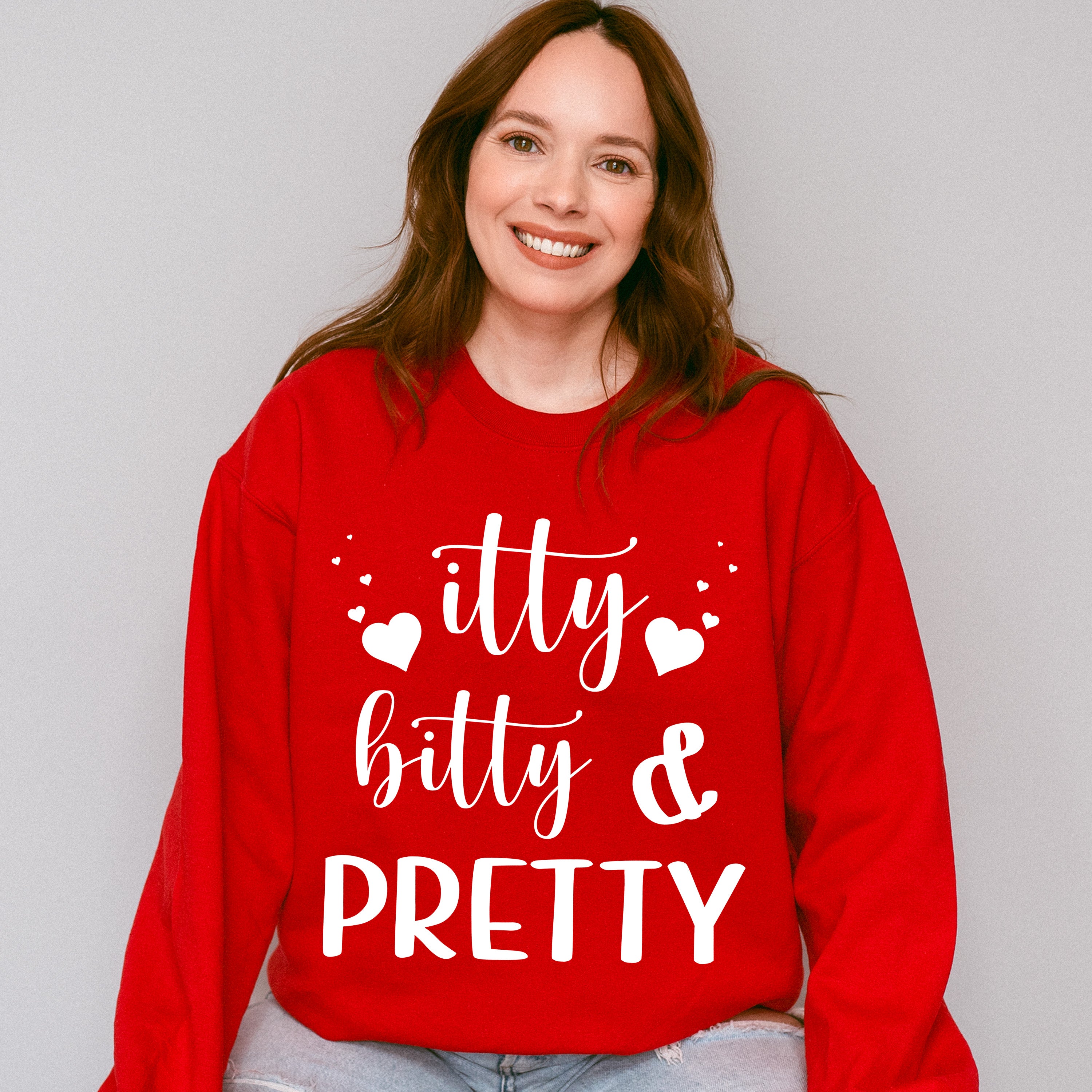 Itty Bitty And Pretty - Kids Unisex Crewneck T-Shirt Sweatshirt Hoodie