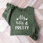 Itty Bitty And Pretty - Kids Unisex Crewneck T-Shirt Sweatshirt Hoodie