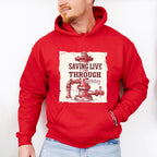 Saving Live Through Training - Firefighter Unisex Crewneck T-Shirt Sweatshirt Hoodie