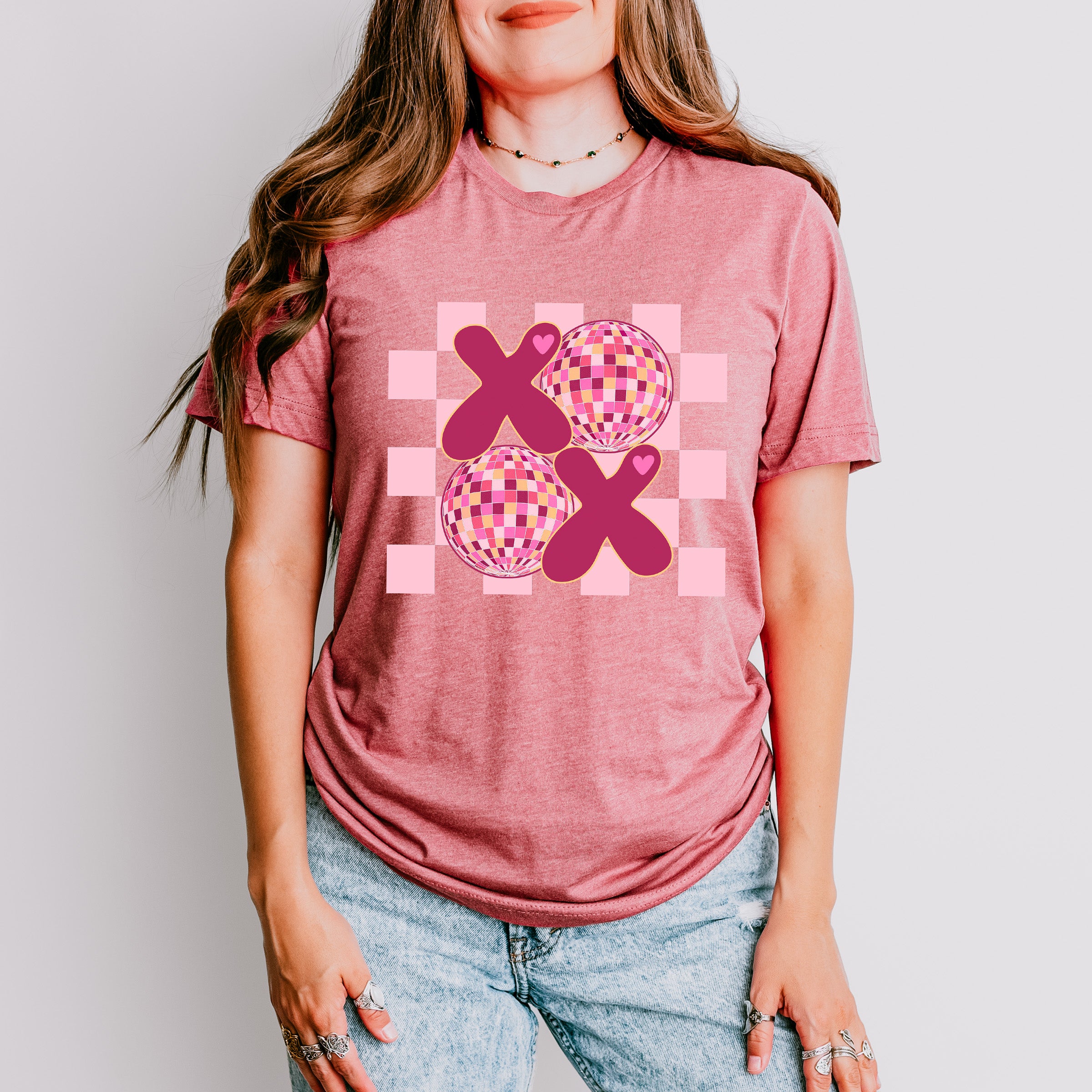 XOXO Valentines Design - Valentines Theme Unisex Crewneck T-Shirt Sweatshirt Hoodie