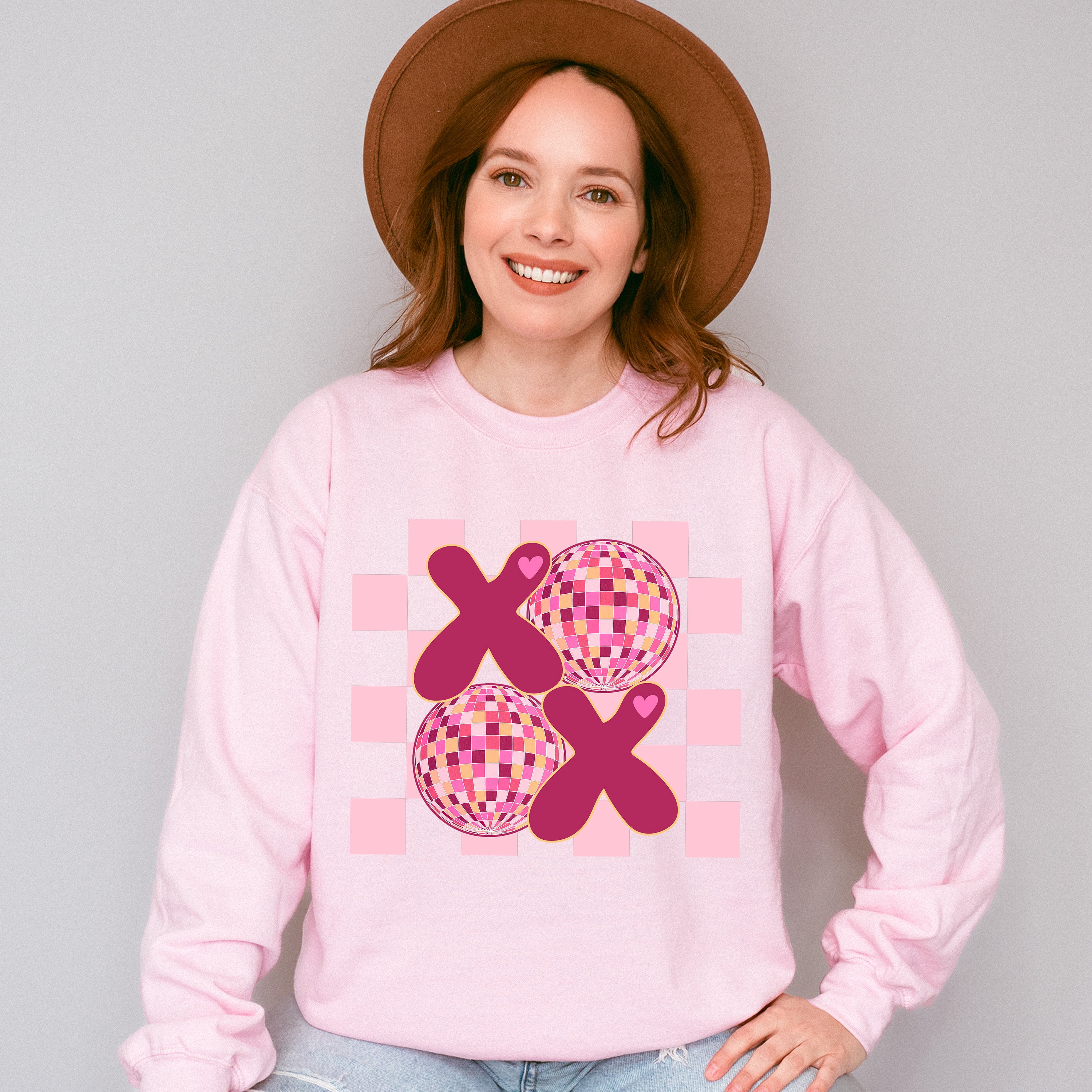 XOXO Valentines Design - Valentines Theme Unisex Crewneck T-Shirt Sweatshirt Hoodie