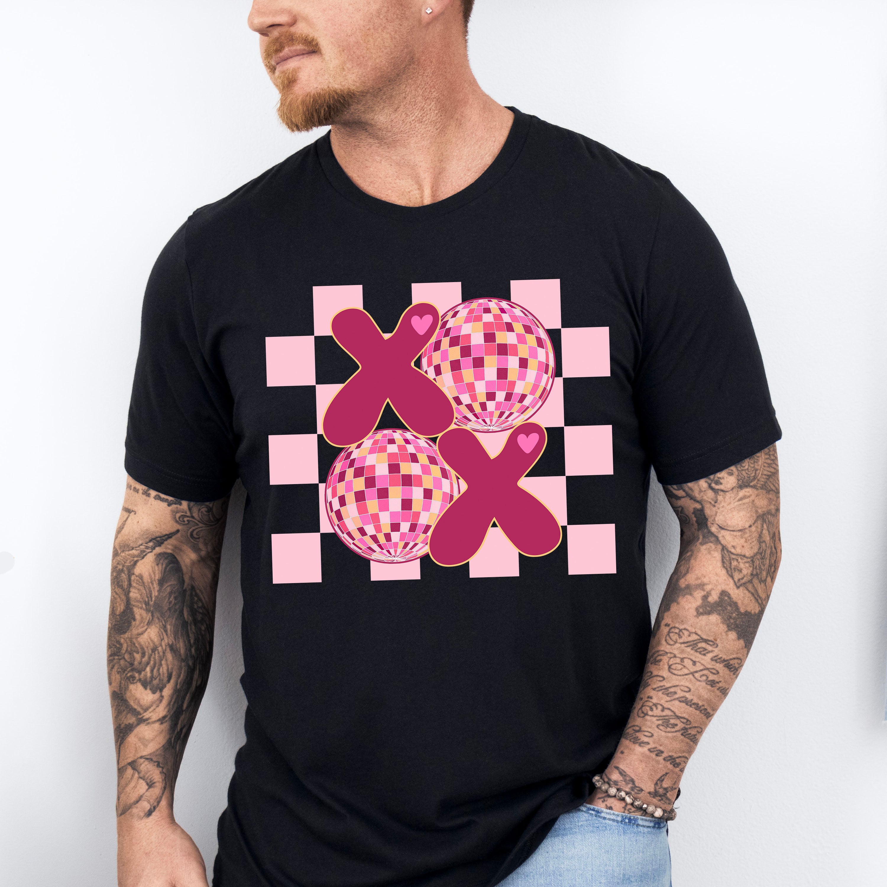 XOXO Valentines Design - Valentines Theme Unisex Crewneck T-Shirt Sweatshirt Hoodie