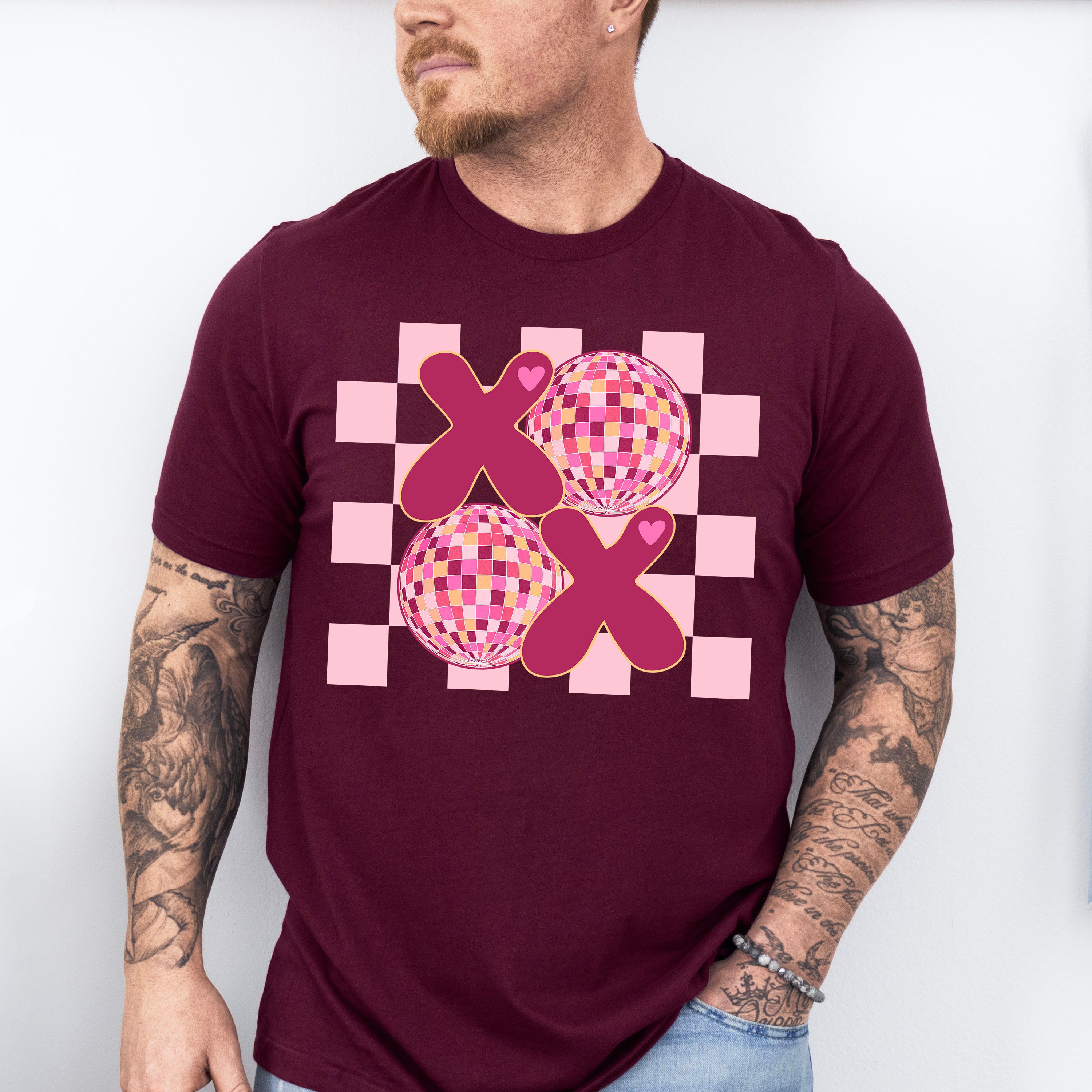 XOXO Valentines Design - Valentines Theme Unisex Crewneck T-Shirt Sweatshirt Hoodie