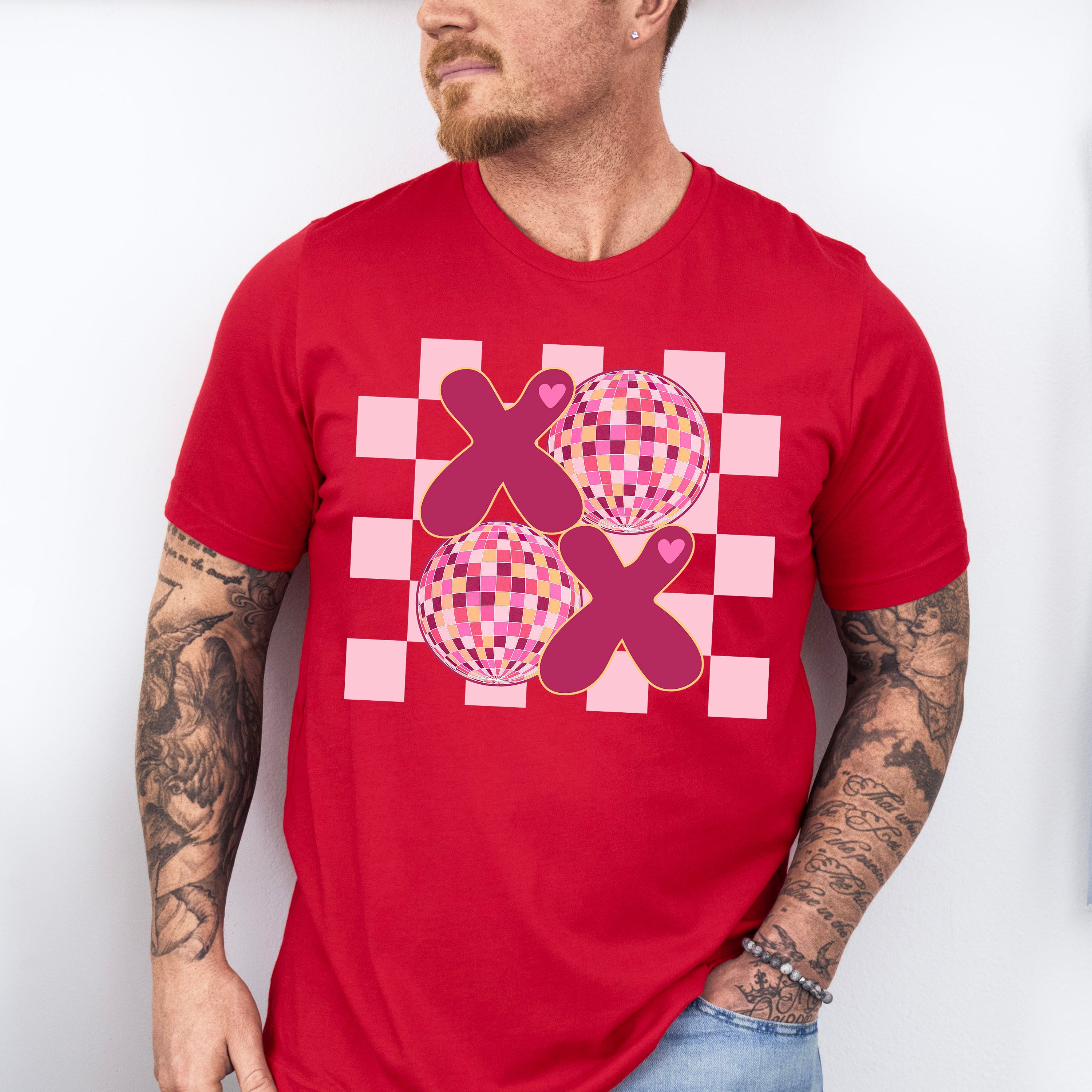XOXO Valentines Design - Valentines Theme Unisex Crewneck T-Shirt Sweatshirt Hoodie
