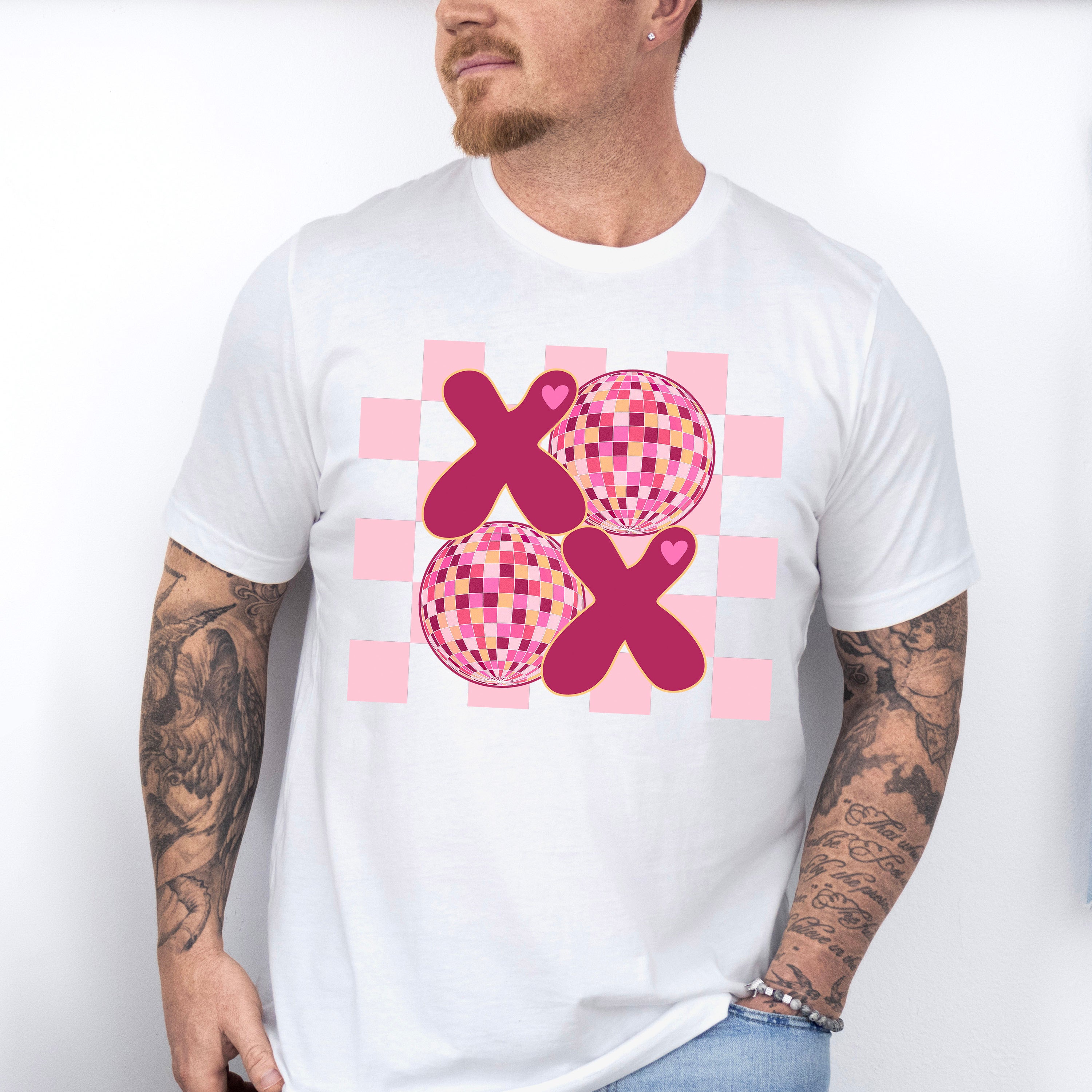 XOXO Valentines Design - Valentines Theme Unisex Crewneck T-Shirt Sweatshirt Hoodie