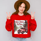Once & Always Firefighter Design - Firefighter Unisex Crewneck T-Shirt Sweatshirt Hoodie