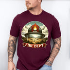 Fire Dept Design - Firefighter Unisex Crewneck T-Shirt Sweatshirt Hoodie