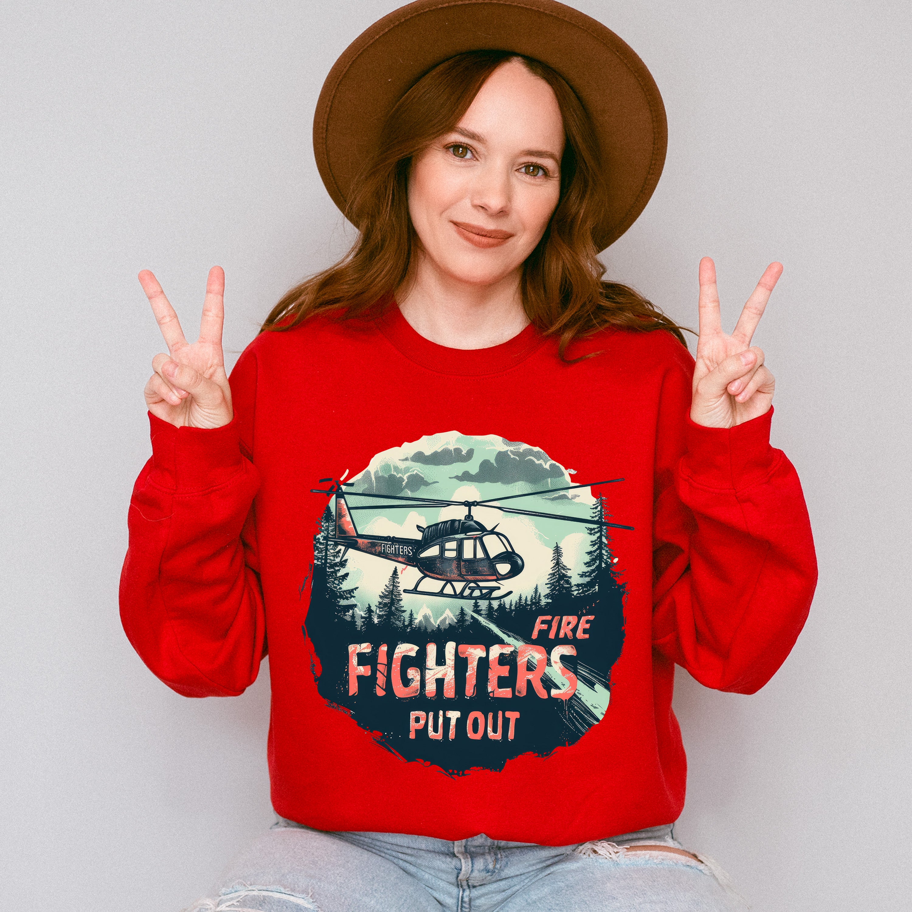 Fire Fighters Put Out - Firefighter Unisex Crewneck T-Shirt Sweatshirt Hoodie