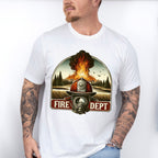 Fire Dept Helmet - Firefighter Unisex Crewneck T-Shirt Sweatshirt Hoodie
