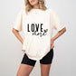 Love More - Valentines Theme Unisex Crewneck T-Shirt Sweatshirt Hoodie