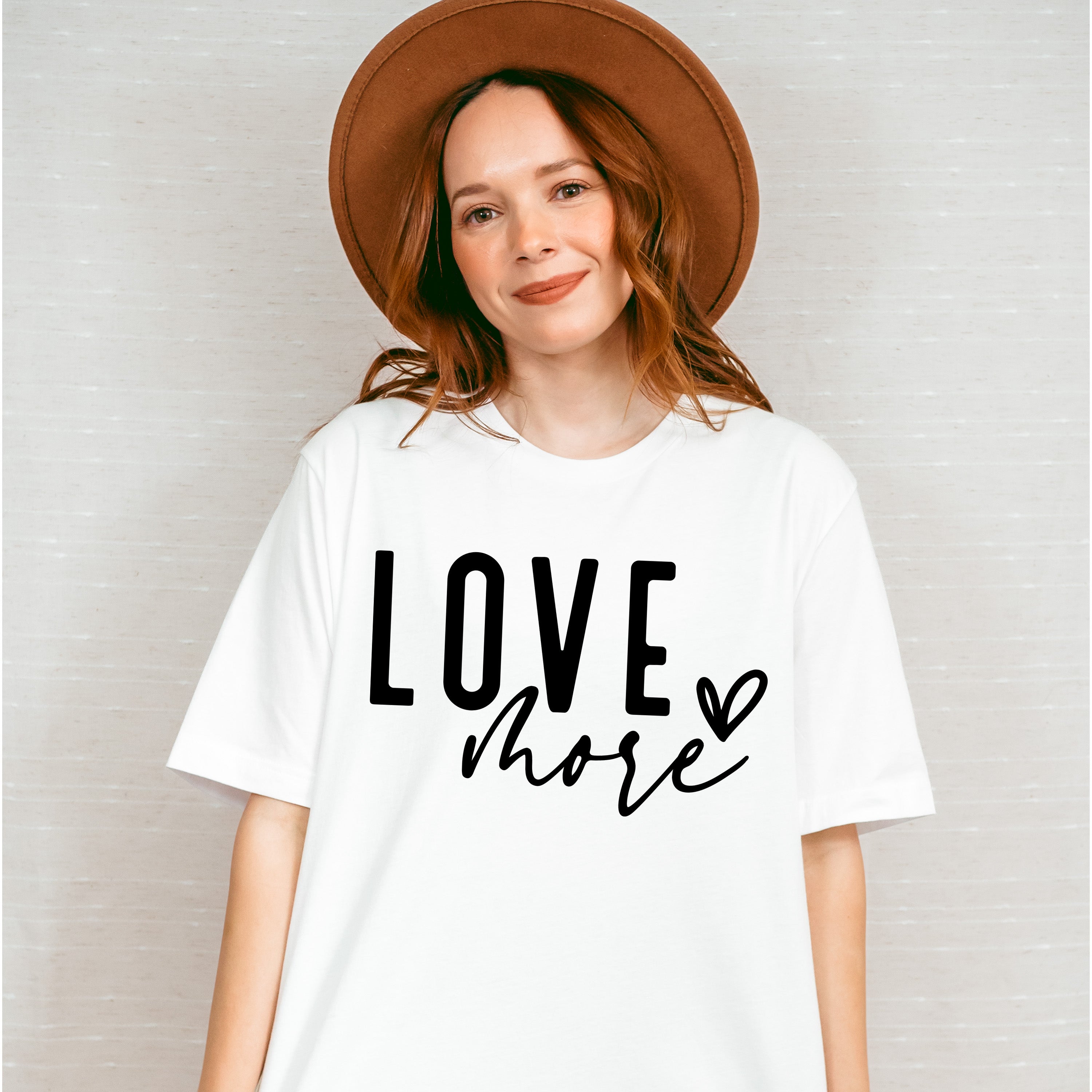 Love More - Valentines Theme Unisex Crewneck T-Shirt Sweatshirt Hoodie