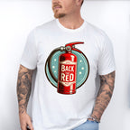 Back The Red - Firefighter Unisex Crewneck T-Shirt Sweatshirt Hoodie