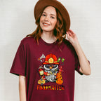 Firefighter Gnome - Firefighter Unisex Crewneck T-Shirt Sweatshirt Hoodie