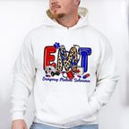 EMT Leopard Design - EMT Unisex Crewneck T-Shirt Sweatshirt Hoodie