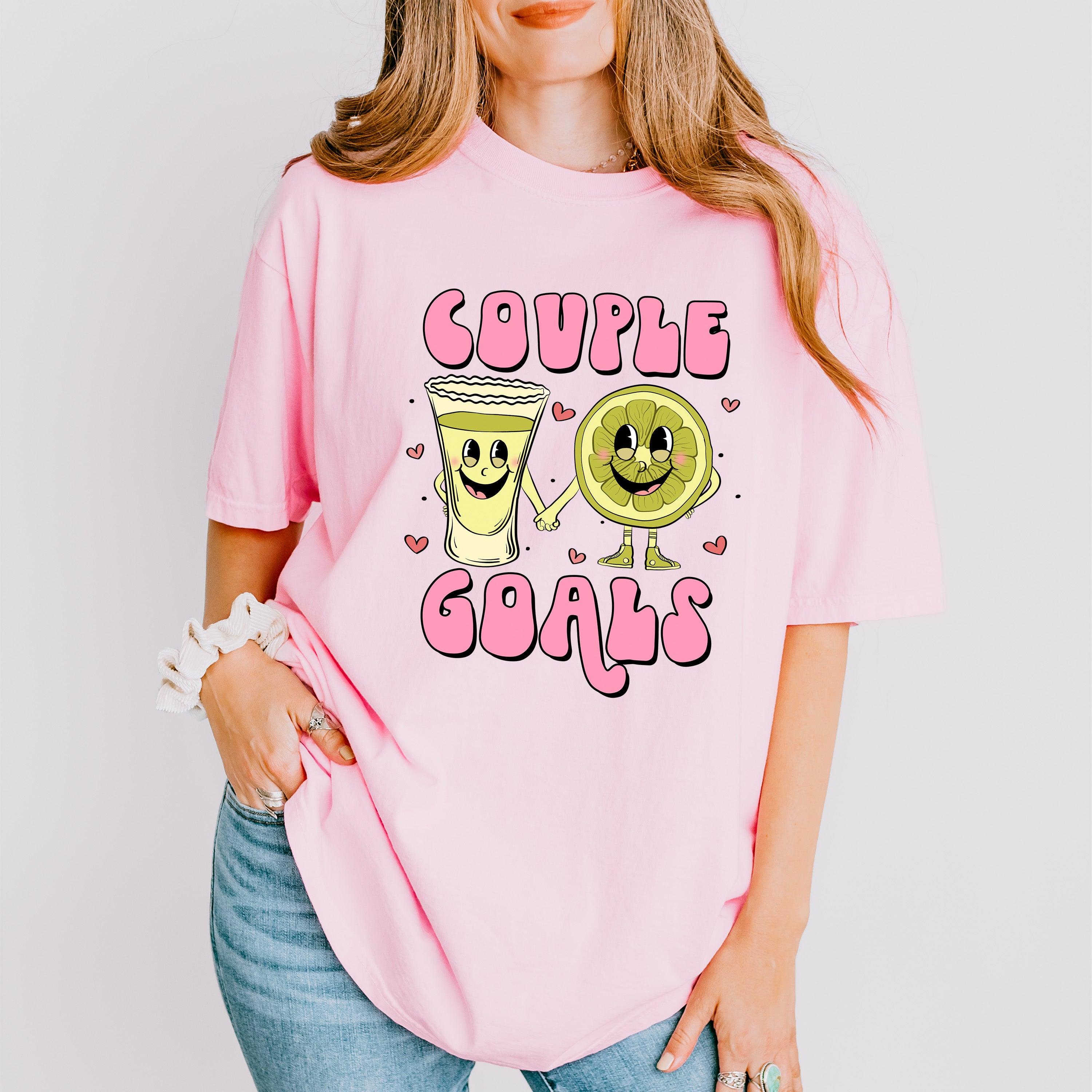 Couple Goals - Valentines Theme Unisex Crewneck T-Shirt Sweatshirt Hoodie