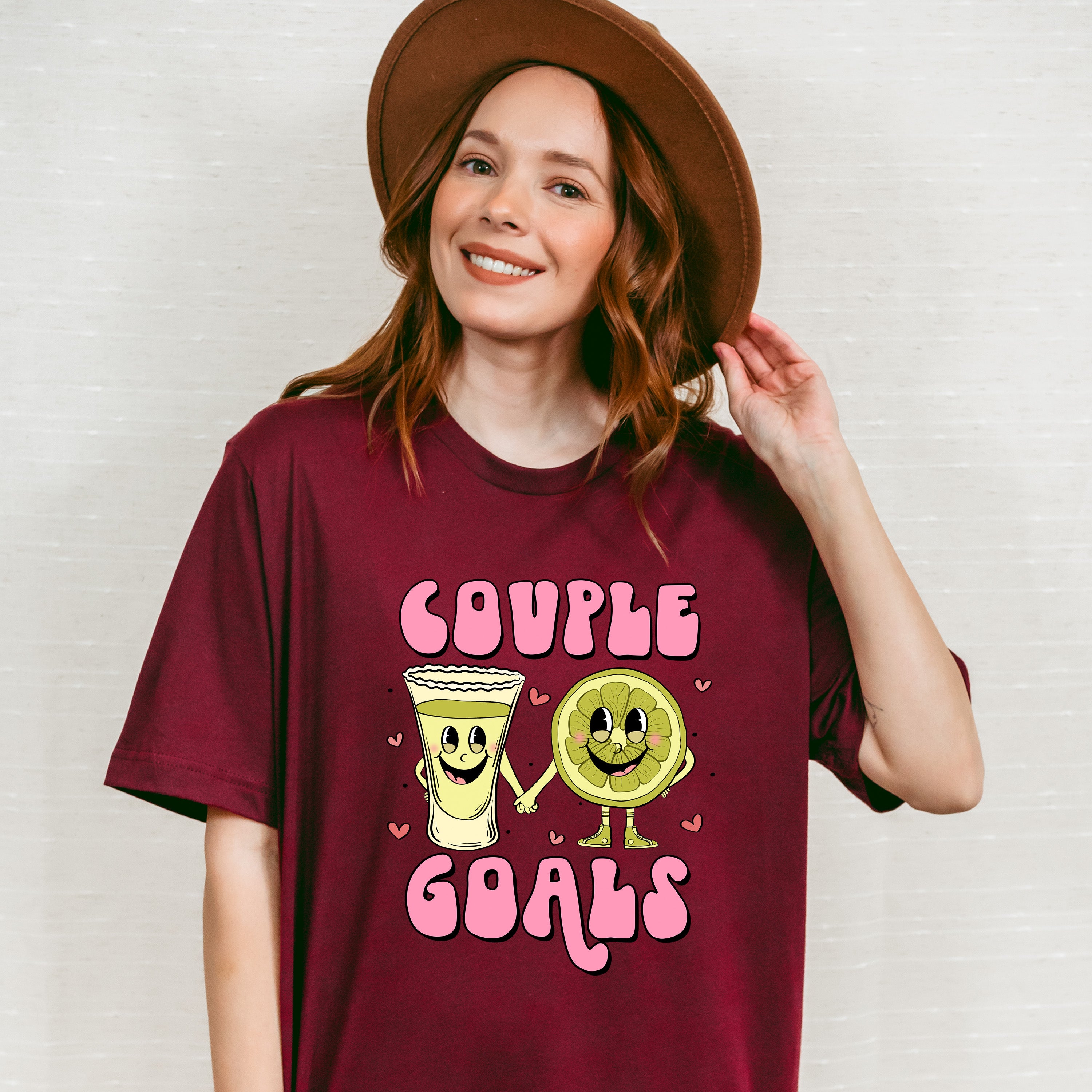 Couple Goals - Valentines Theme Unisex Crewneck T-Shirt Sweatshirt Hoodie