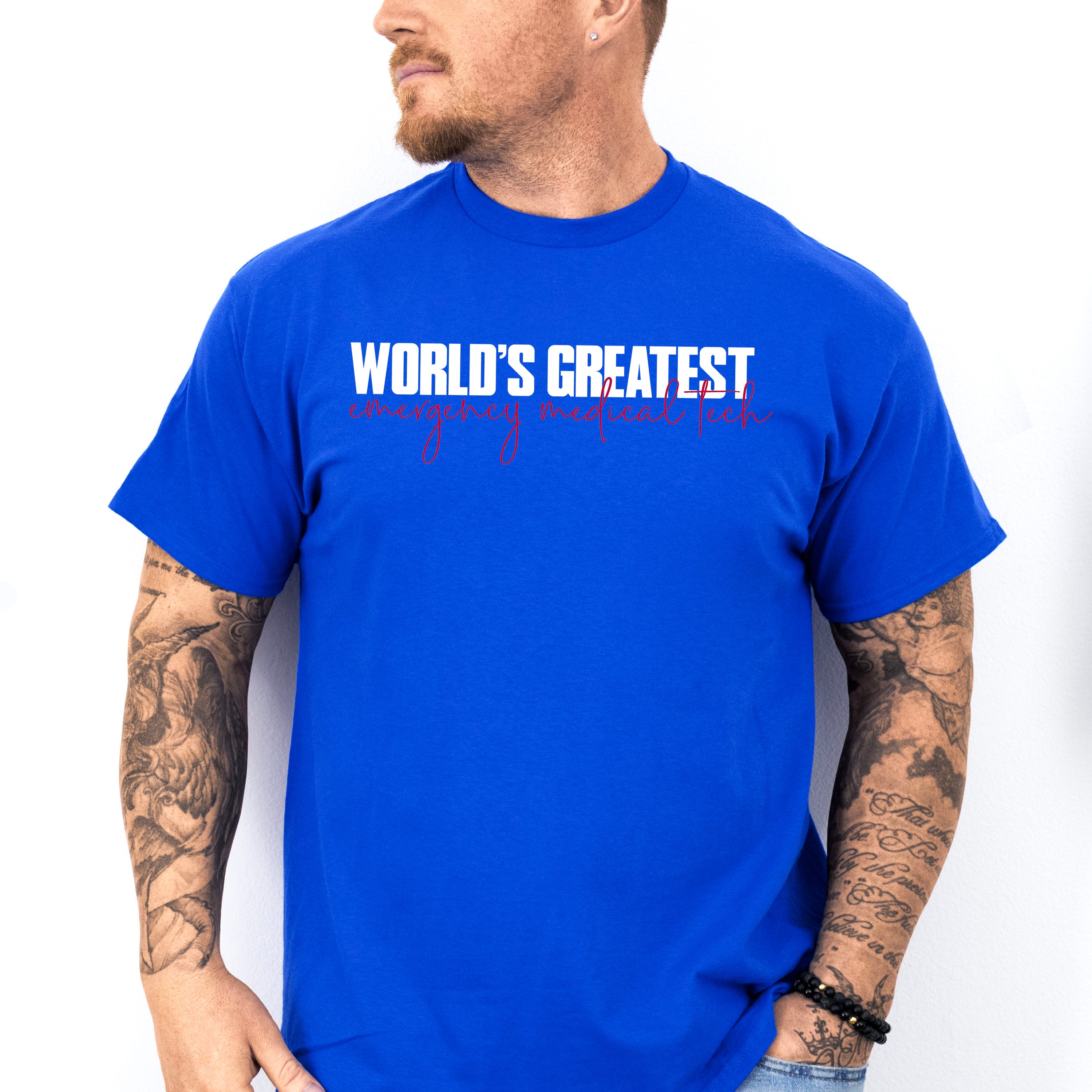 World's Greatest EMT - EMT Unisex Crewneck T-Shirt Sweatshirt Hoodie