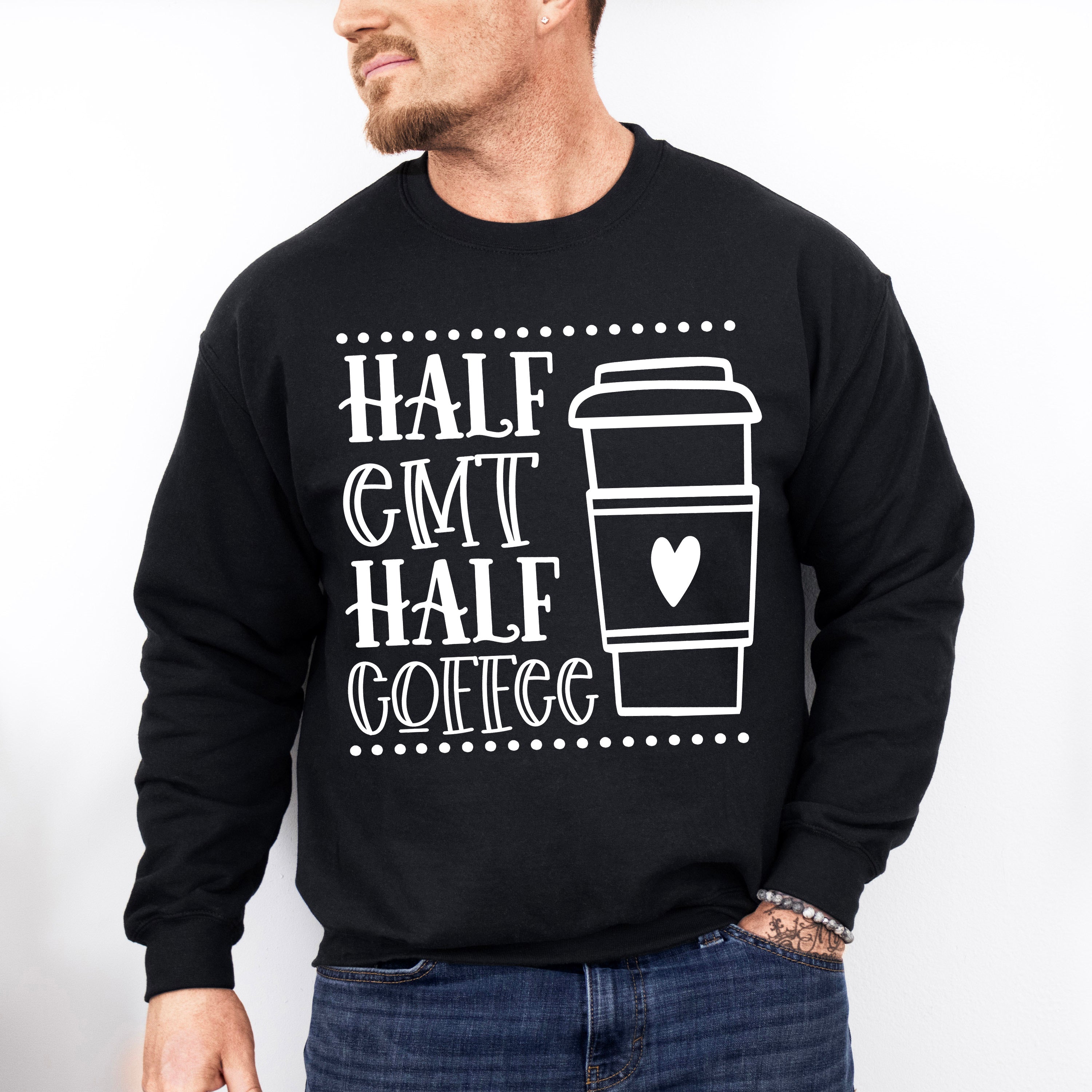 Half EMT Half Coffee - EMT Unisex Crewneck T-Shirt Sweatshirt Hoodie