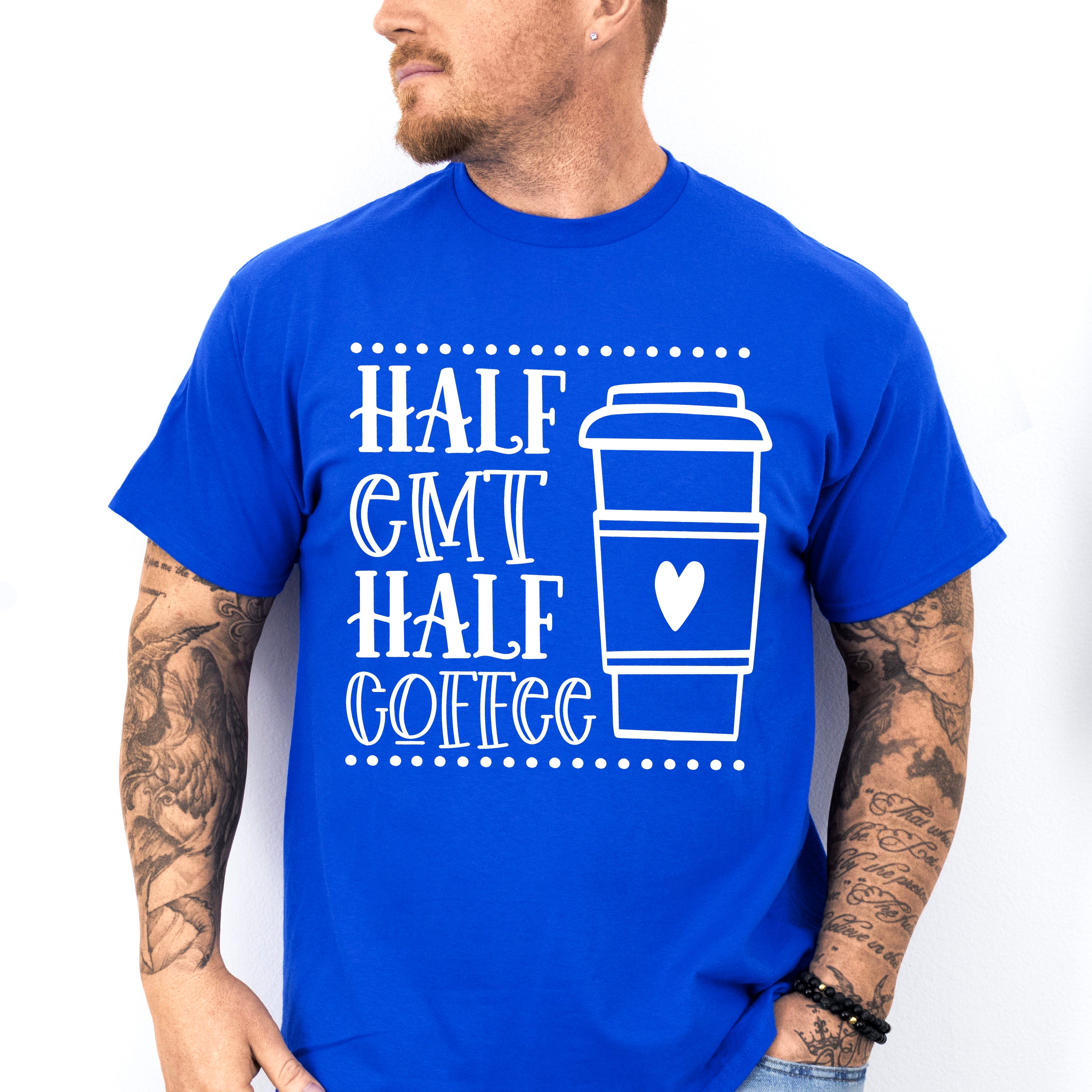 Half EMT Half Coffee - EMT Unisex Crewneck T-Shirt Sweatshirt Hoodie