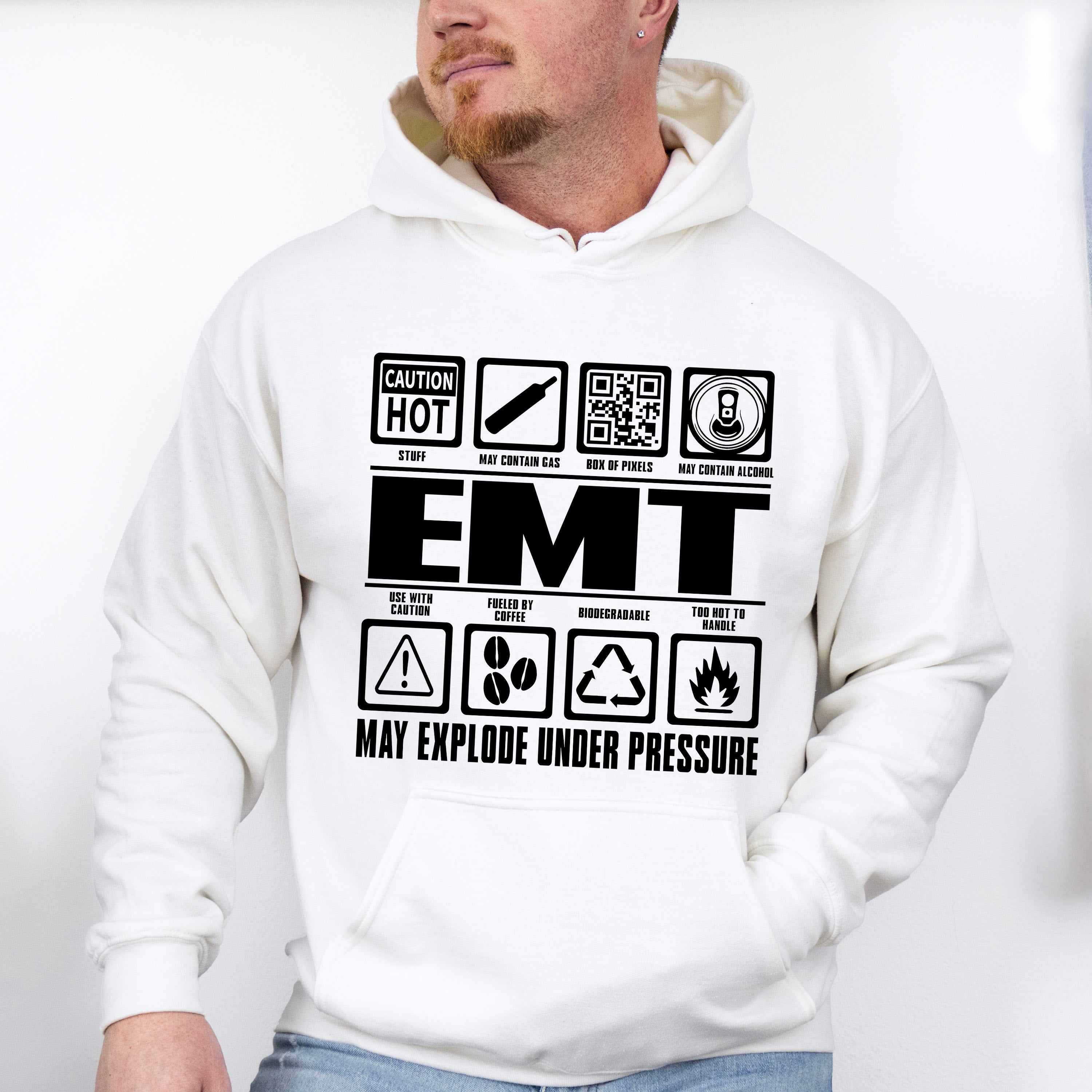 EMT May Explode Under Pressure - EMT Unisex Crewneck T-Shirt Sweatshirt Hoodie